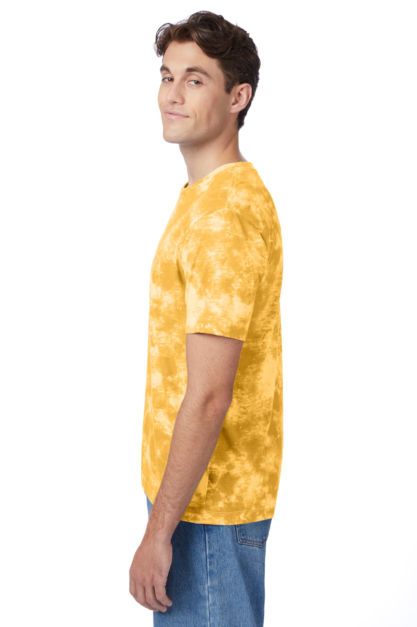 Unisex Go-To T-Shirt - Gold Tie Dye