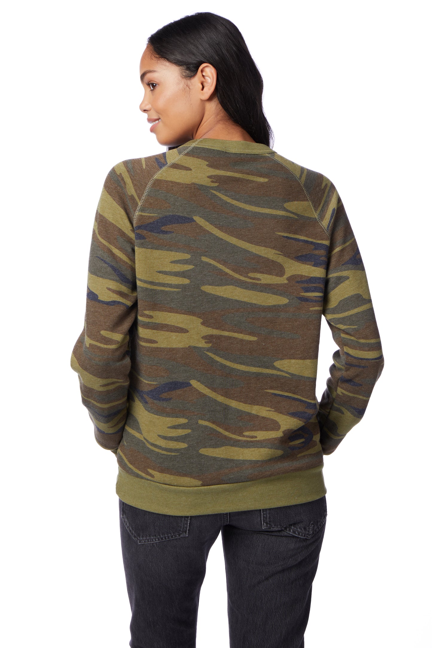 Unisex Champ Eco-Fleece Solid Sweatshirt - Camo