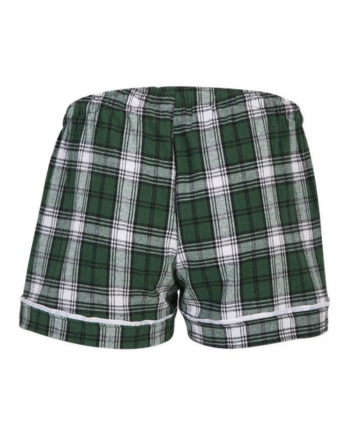 Boxercraft BY6501 Green/ White Plaid — back