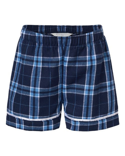Boxercraft BY6501 Navy/ Columbia Plaid — front