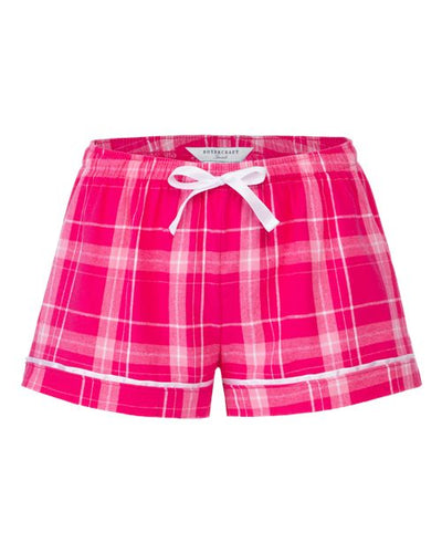 Boxercraft BY6501 Pink Carnegie Plaid — front