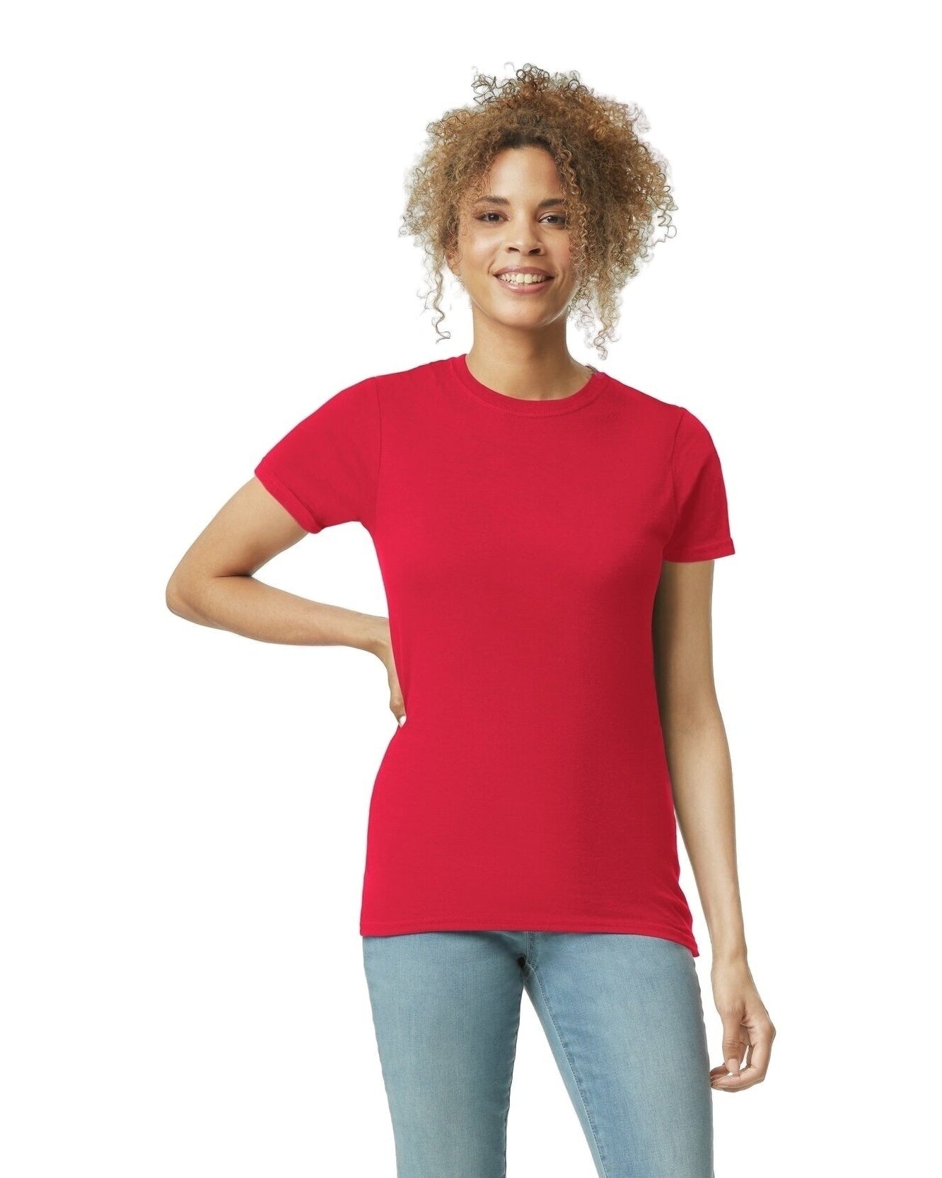 Women's Softstyle® Fitted T-Shirt - Red