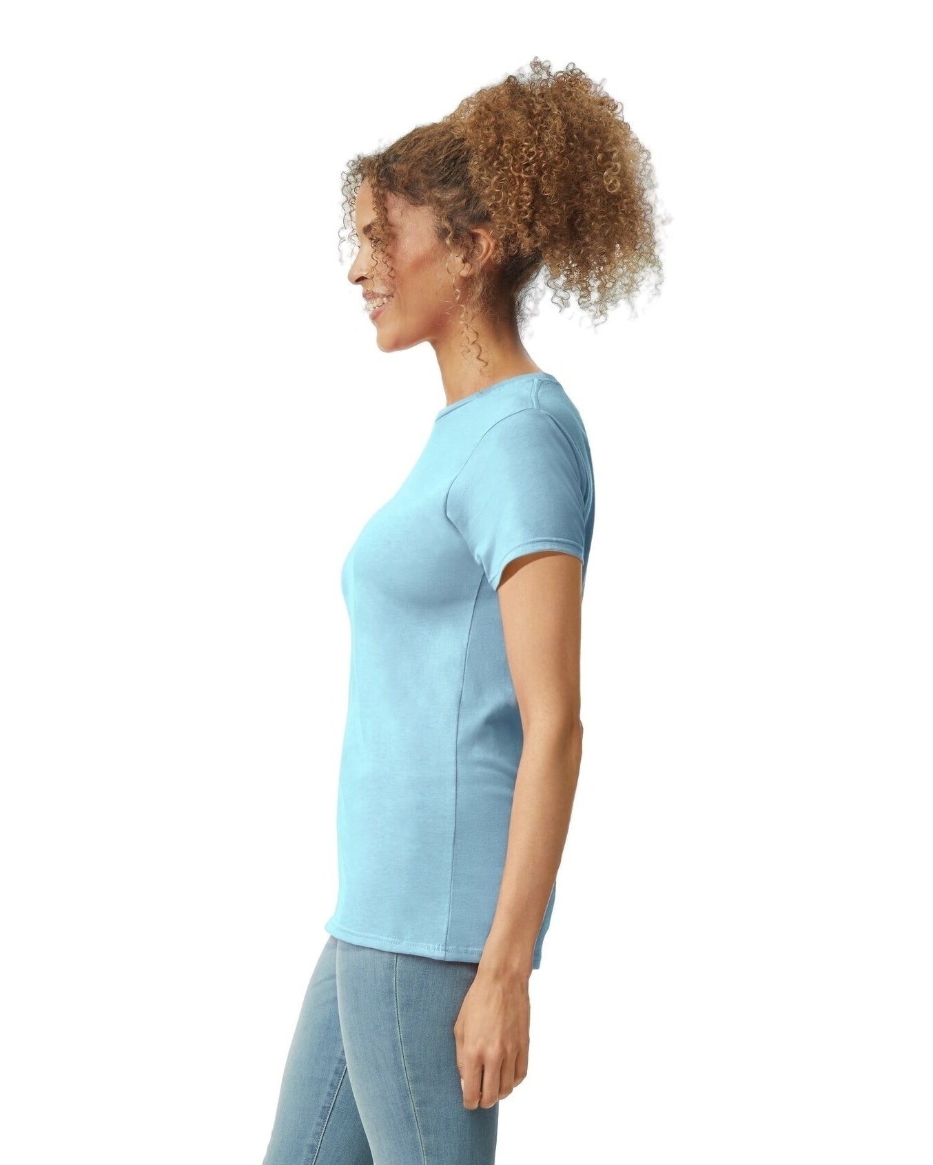 Women's Softstyle® Fitted T-Shirt - Light Blue