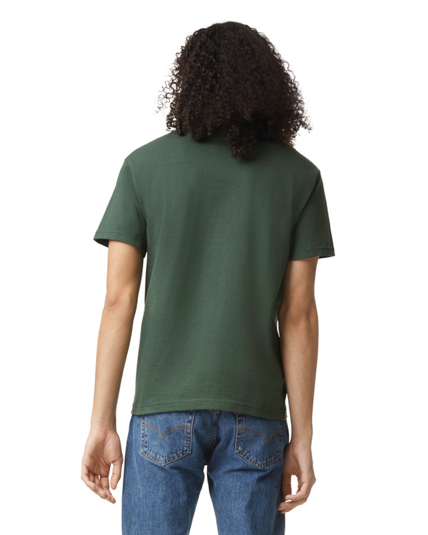 Unisex Heavyweight Cotton T-shirt - Forest Green