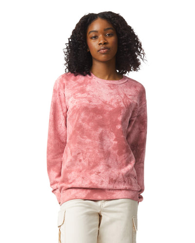 Unisex Color Blast Crewneck - Clay
