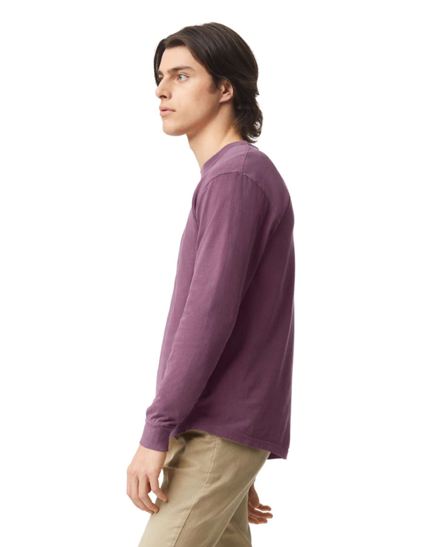 Unisex Heavyweight RS Long-Sleeve T-Shirt - Berry