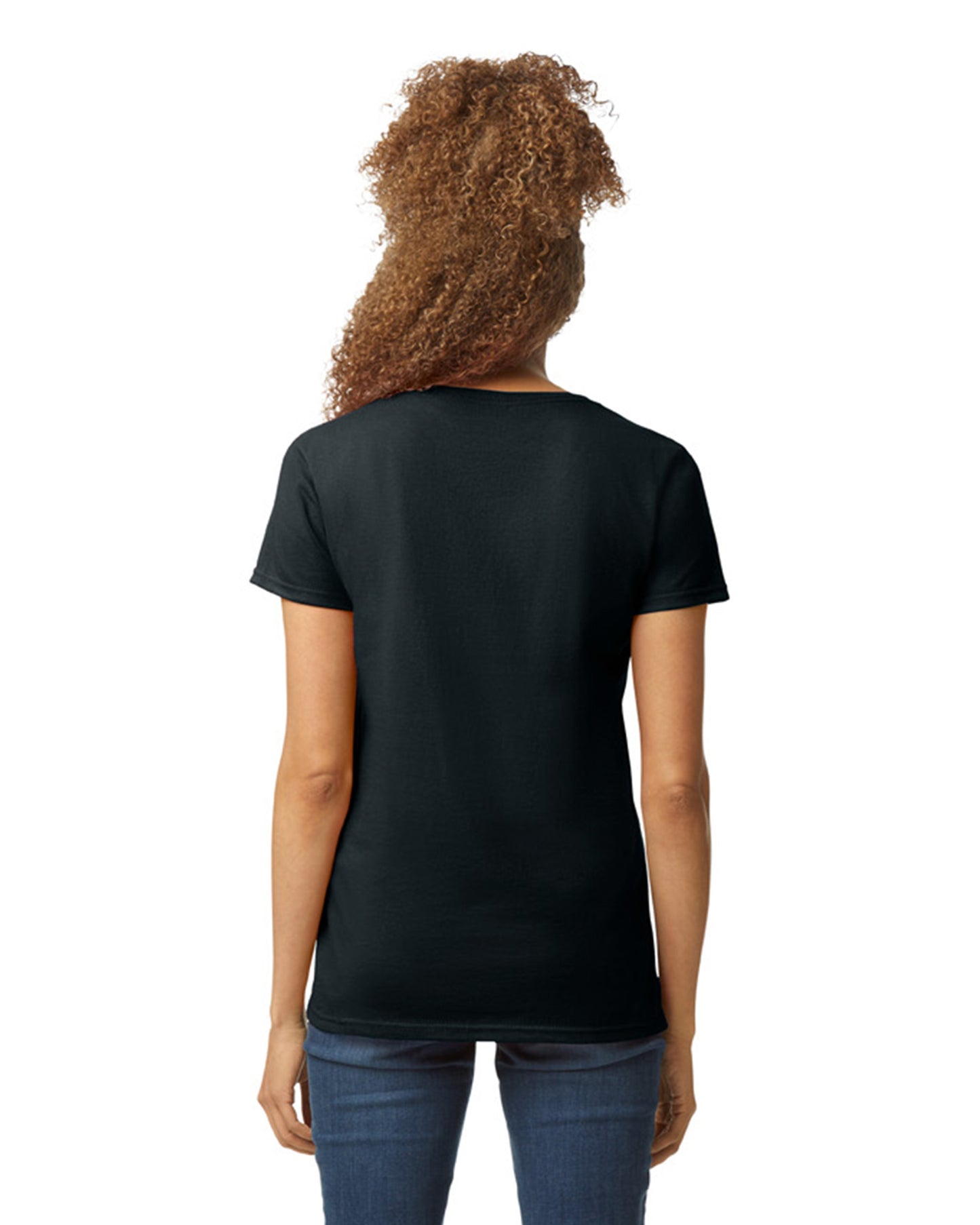 Women's Heavy Cotton™ V-Neck T-Shirt - Black