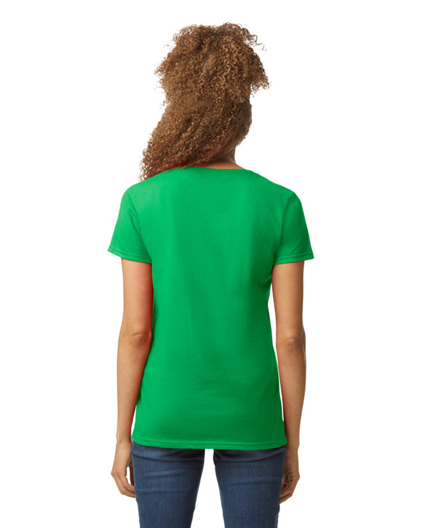 Women's Heavy Cotton™ V-Neck T-Shirt - Irish Green