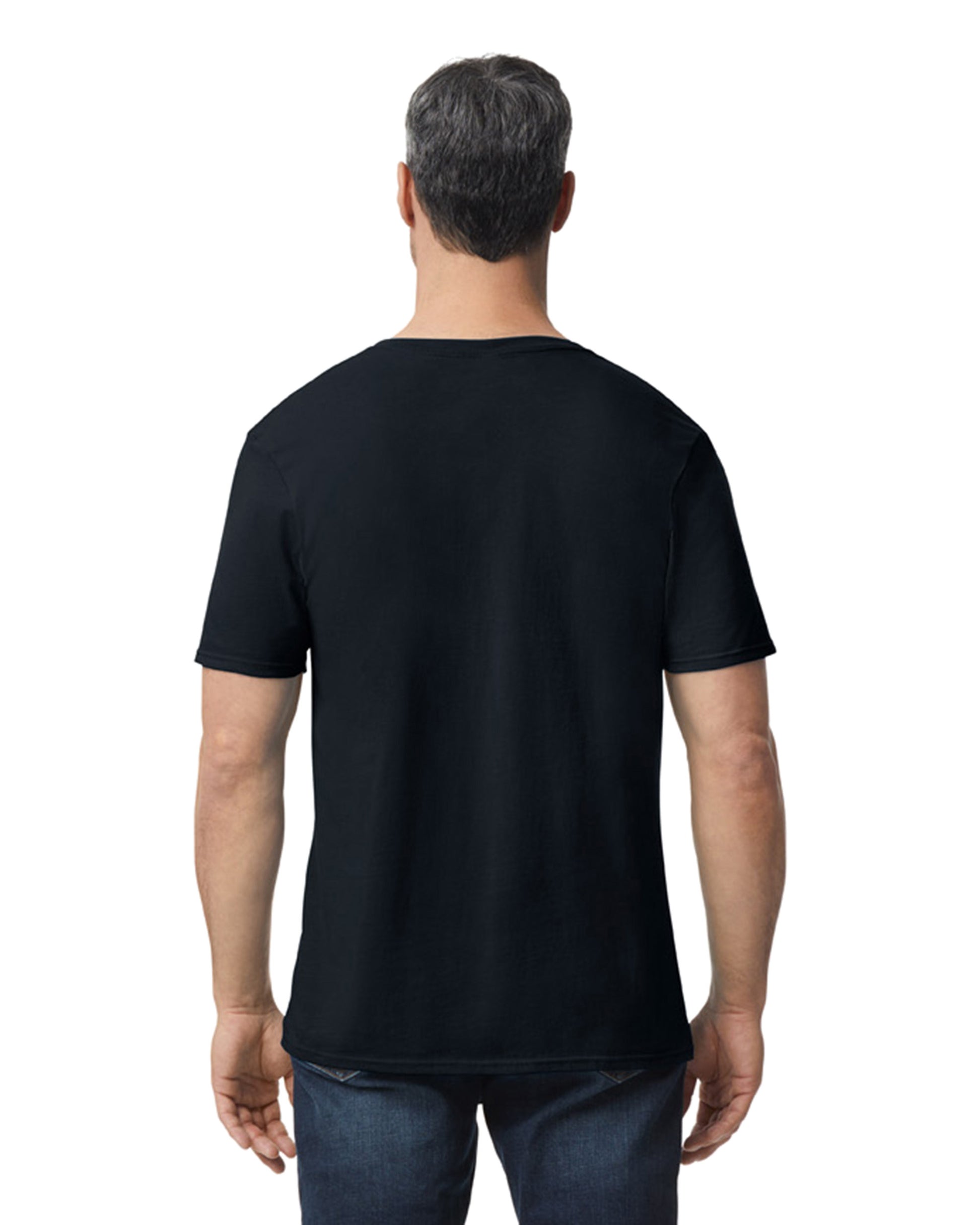 Unisex Softstyle® V-Neck T-Shirt - Black