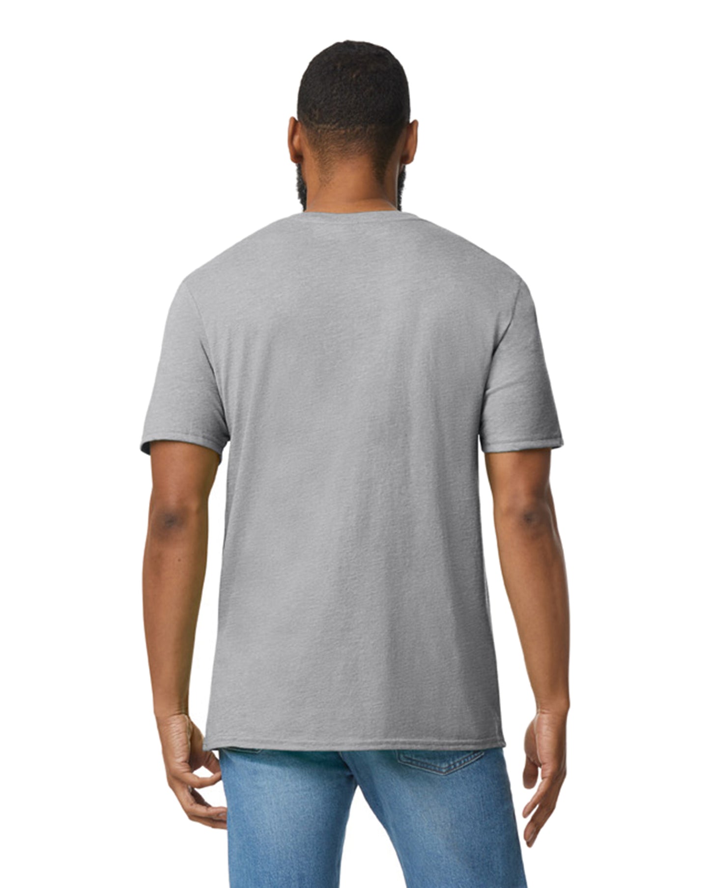 Unisex Softstyle® V-Neck T-Shirt - Sport Gray