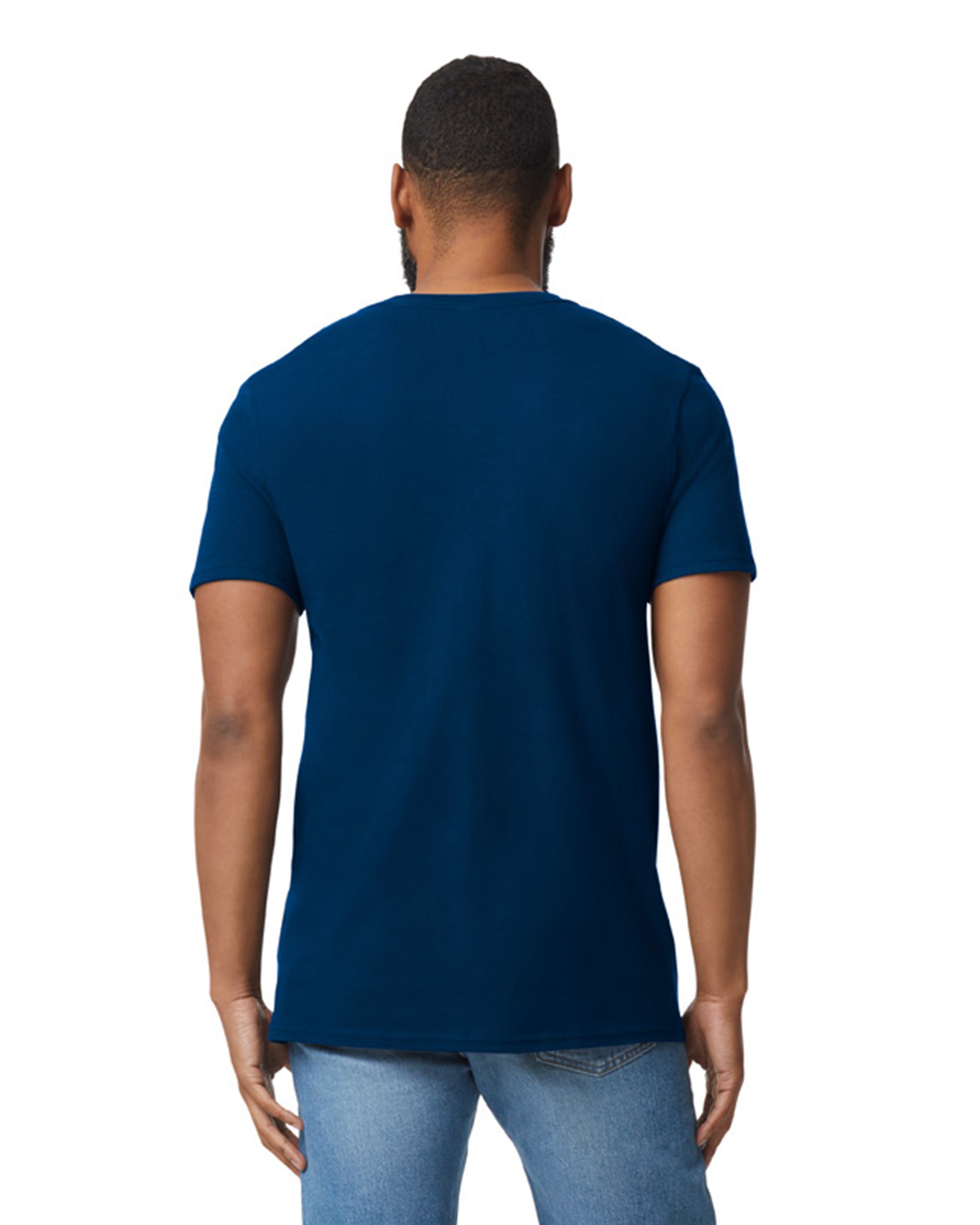 Unisex Softstyle® V-Neck T-Shirt - Navy
