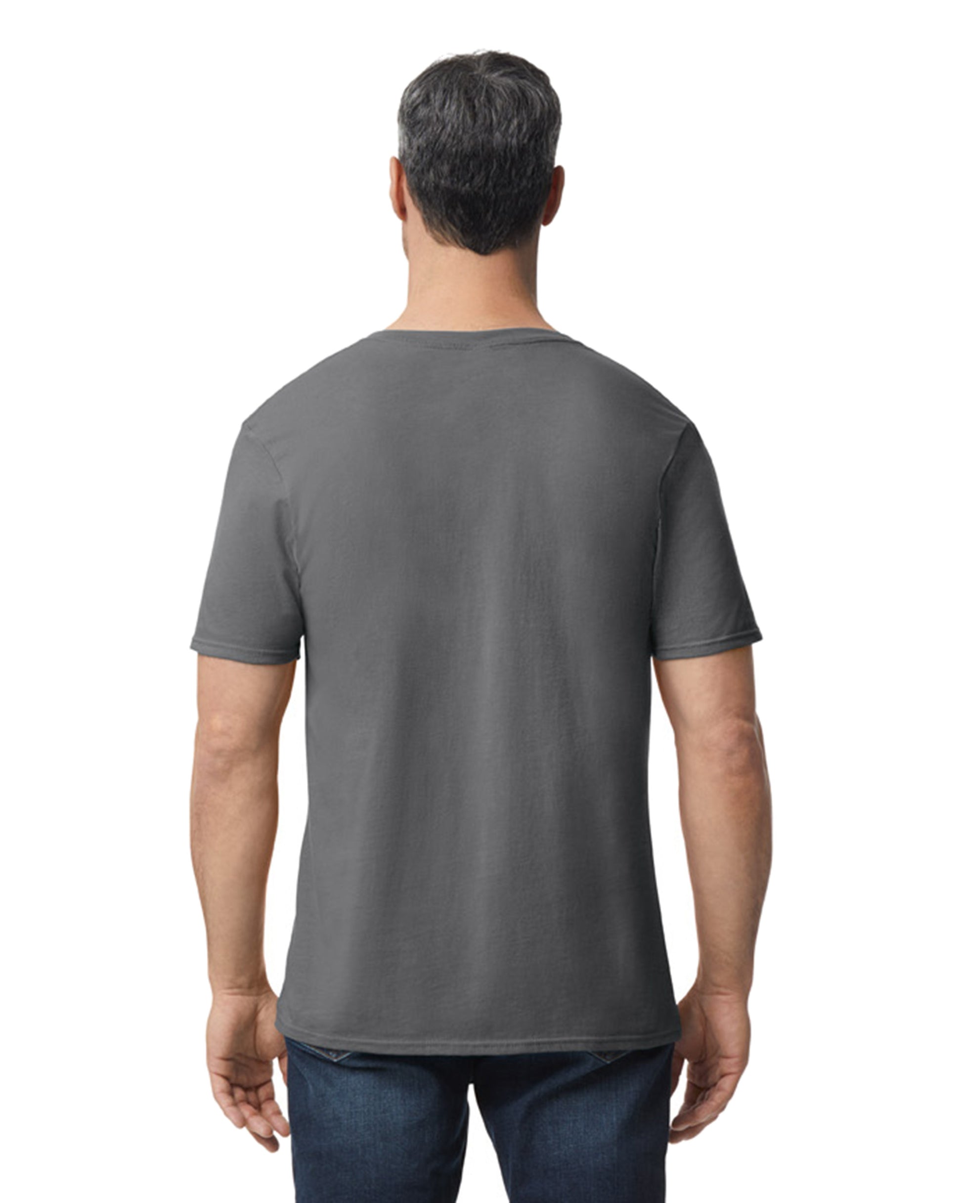 Unisex Softstyle® V-Neck T-Shirt - Charcoal