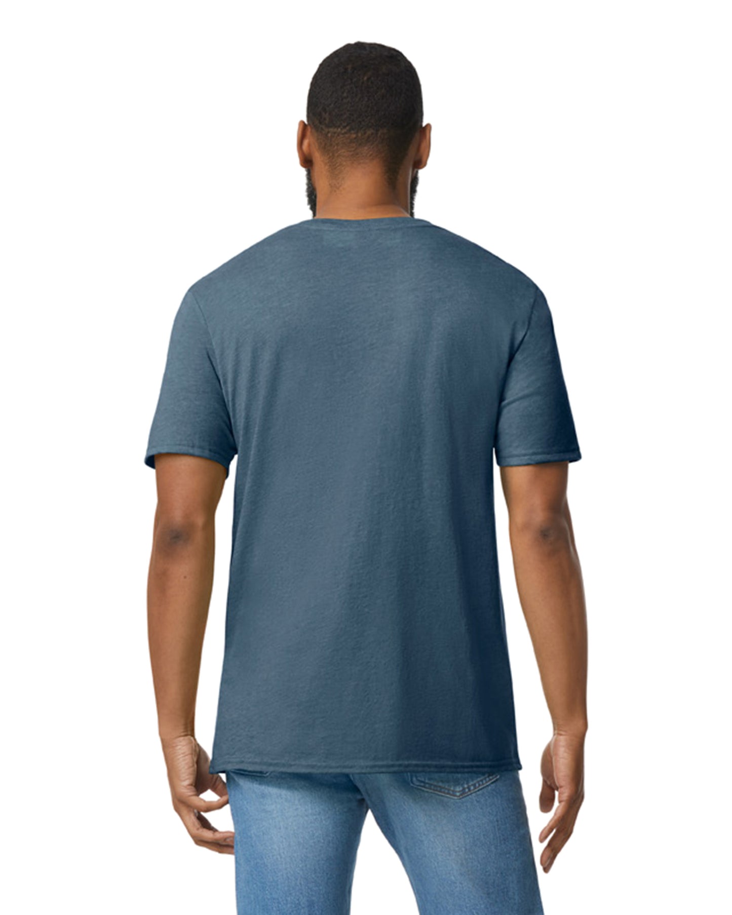 Unisex Softstyle® V-Neck T-Shirt - Heather Navy