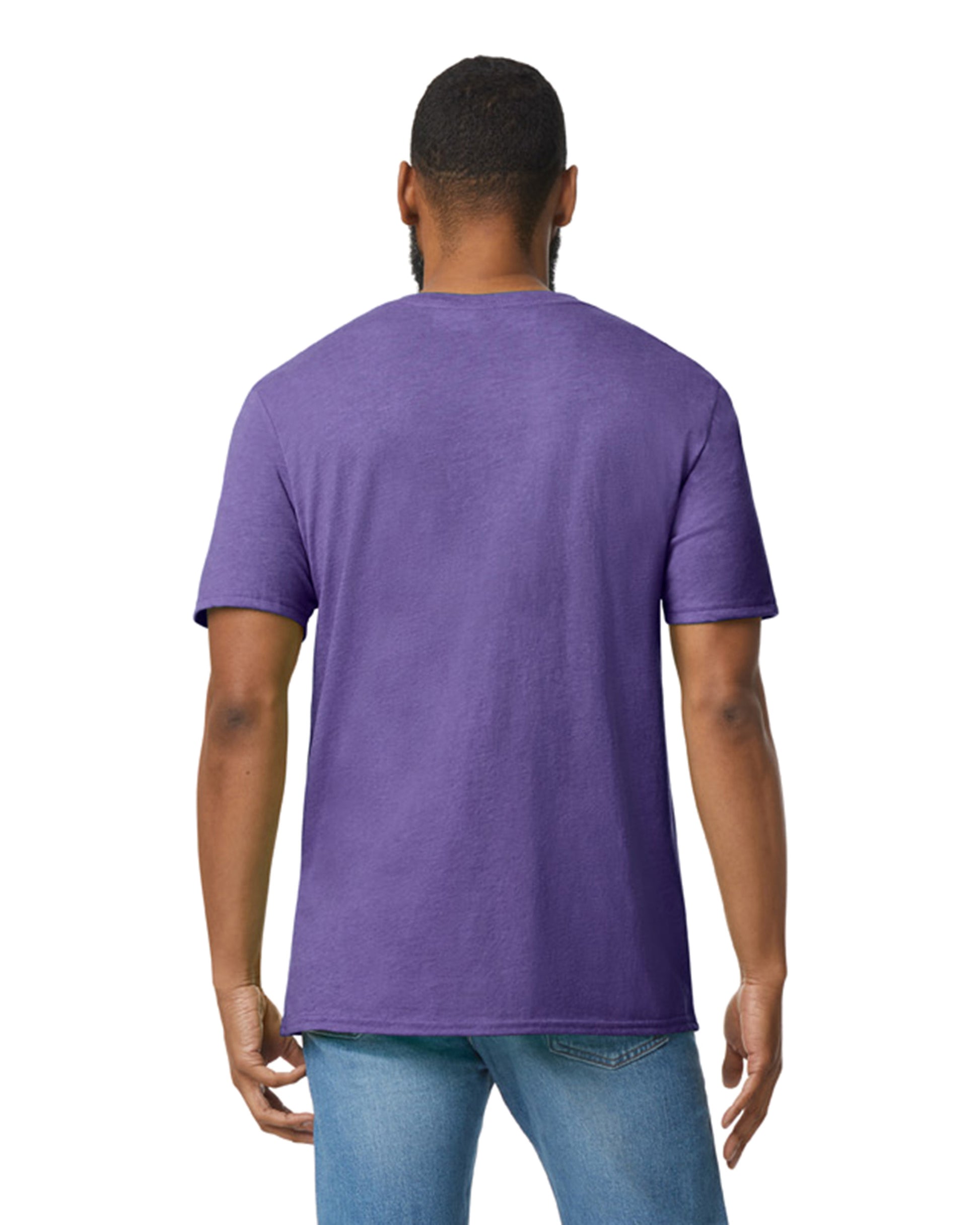 Unisex Softstyle® V-Neck T-Shirt - Heather Purple
