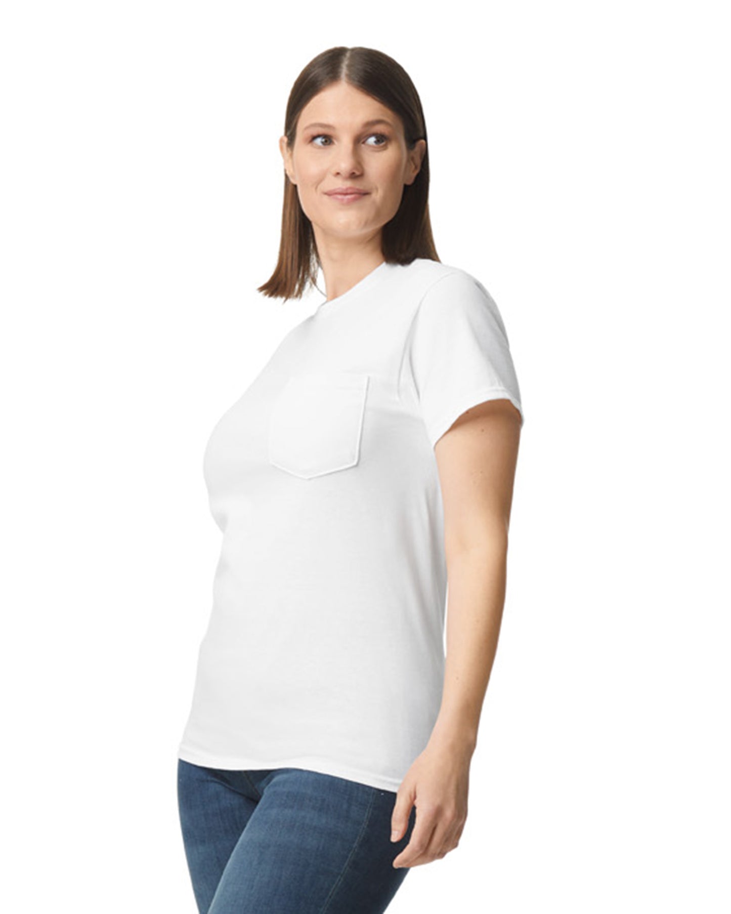 Unisex Ultra Cotton® Pocket T-Shirt - White