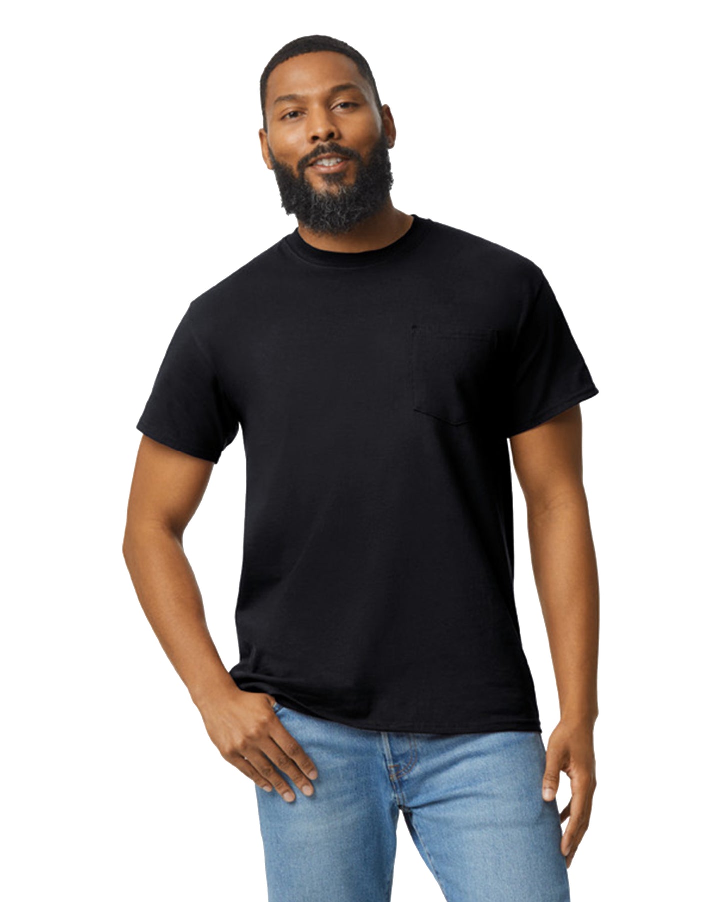 Unisex Ultra Cotton® Pocket T-Shirt - Black