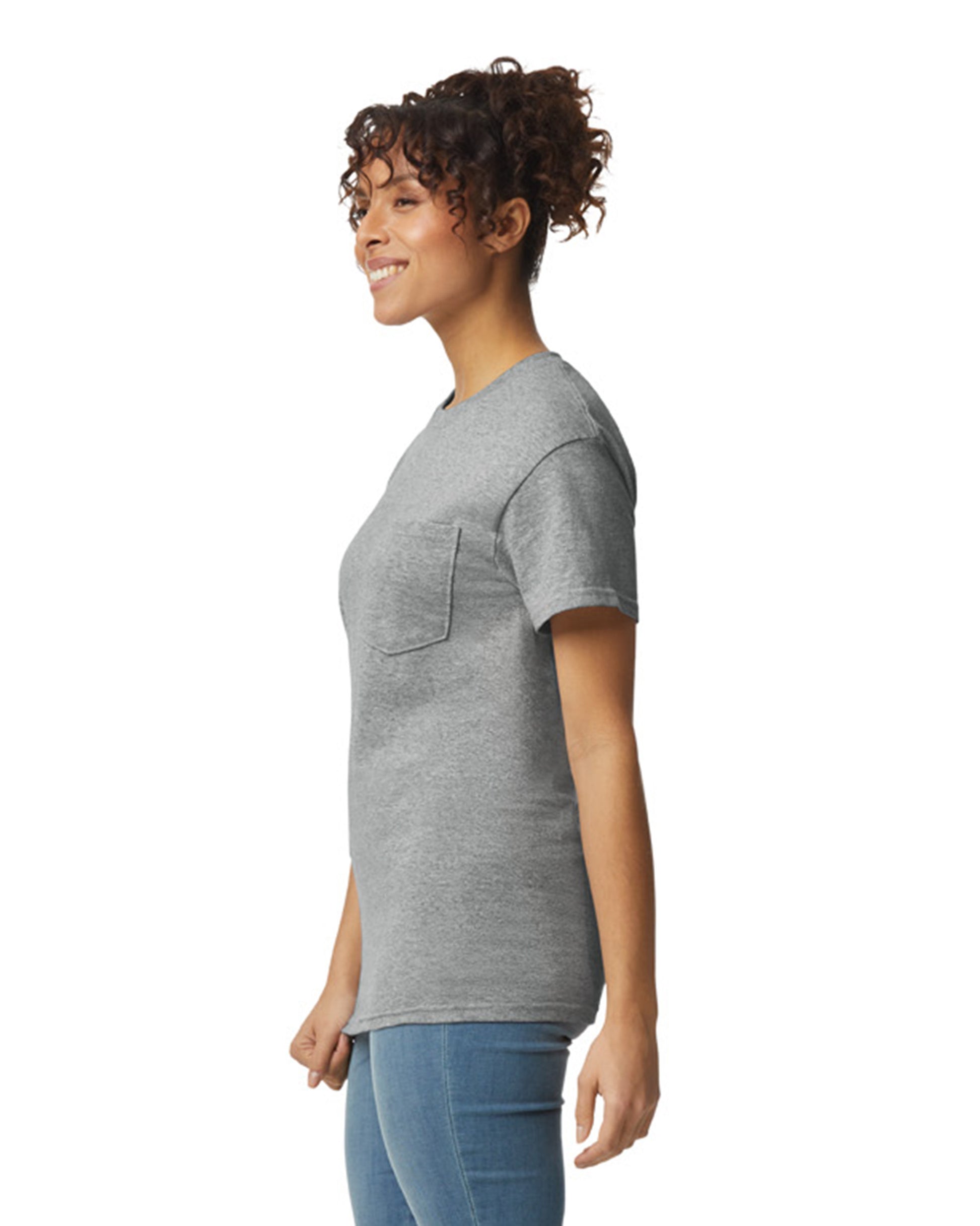 Unisex Ultra Cotton® Pocket T-Shirt - Sport Gray