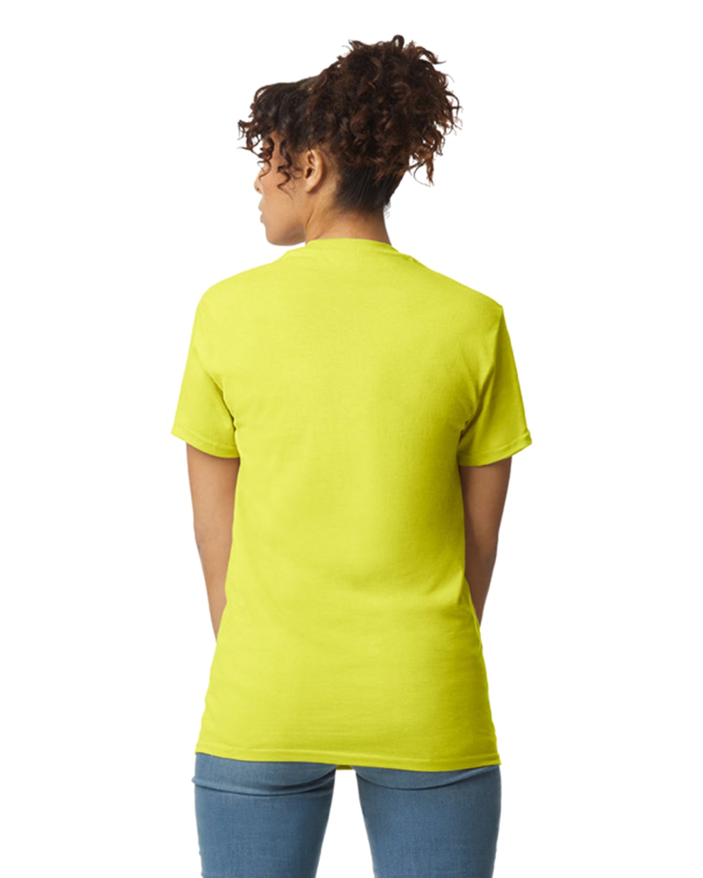 Unisex Ultra Cotton® Pocket T-Shirt - High Viz Safety Green