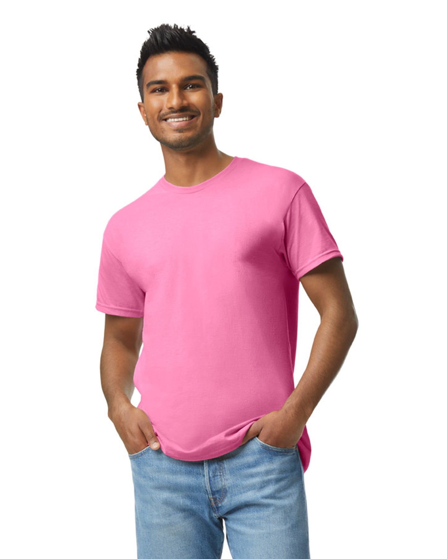 Unisex Heavy Cotton��� T-Shirt - Safety Pink
