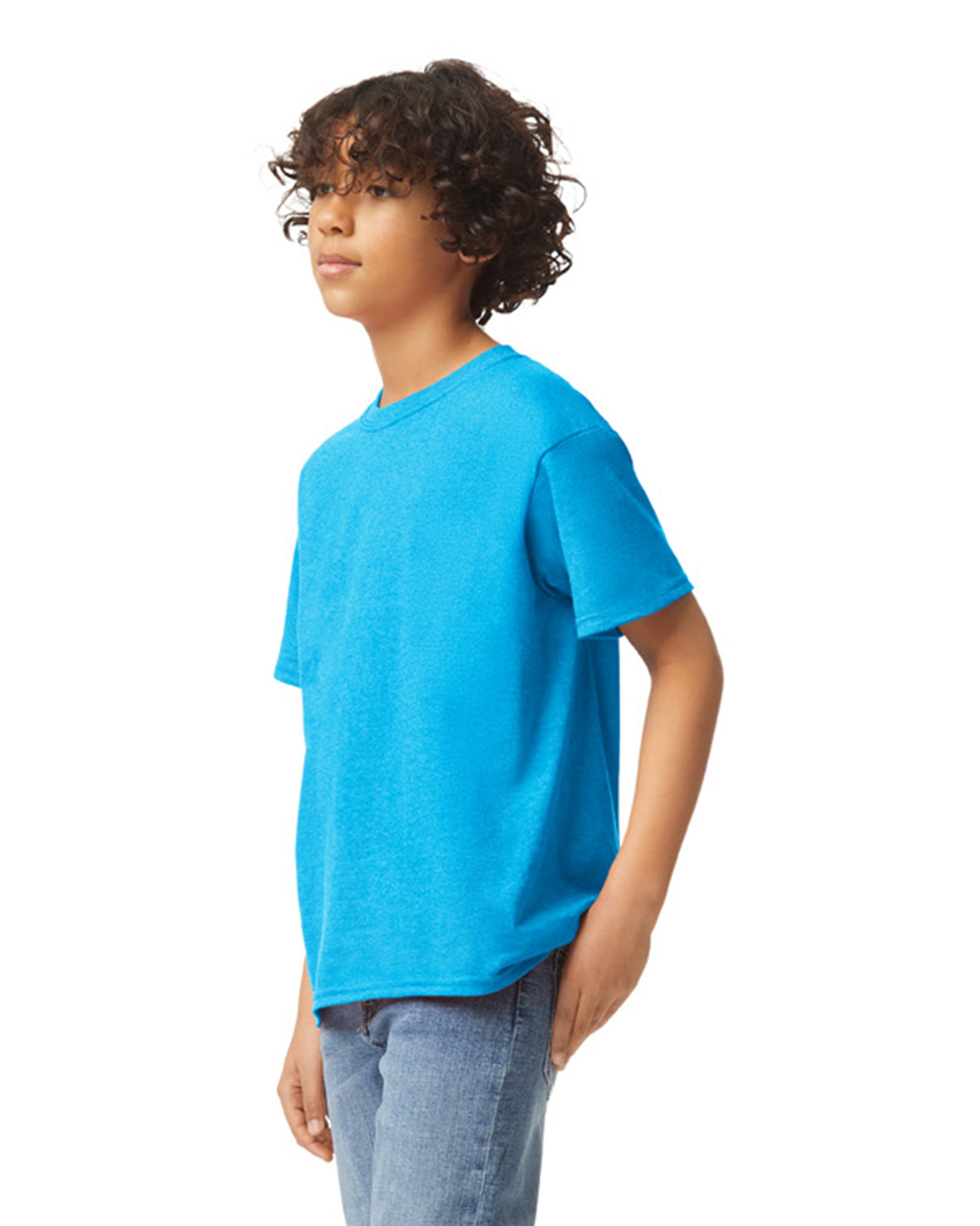 Youth Heavy Cotton��� T-Shirt - Heather Sapphire