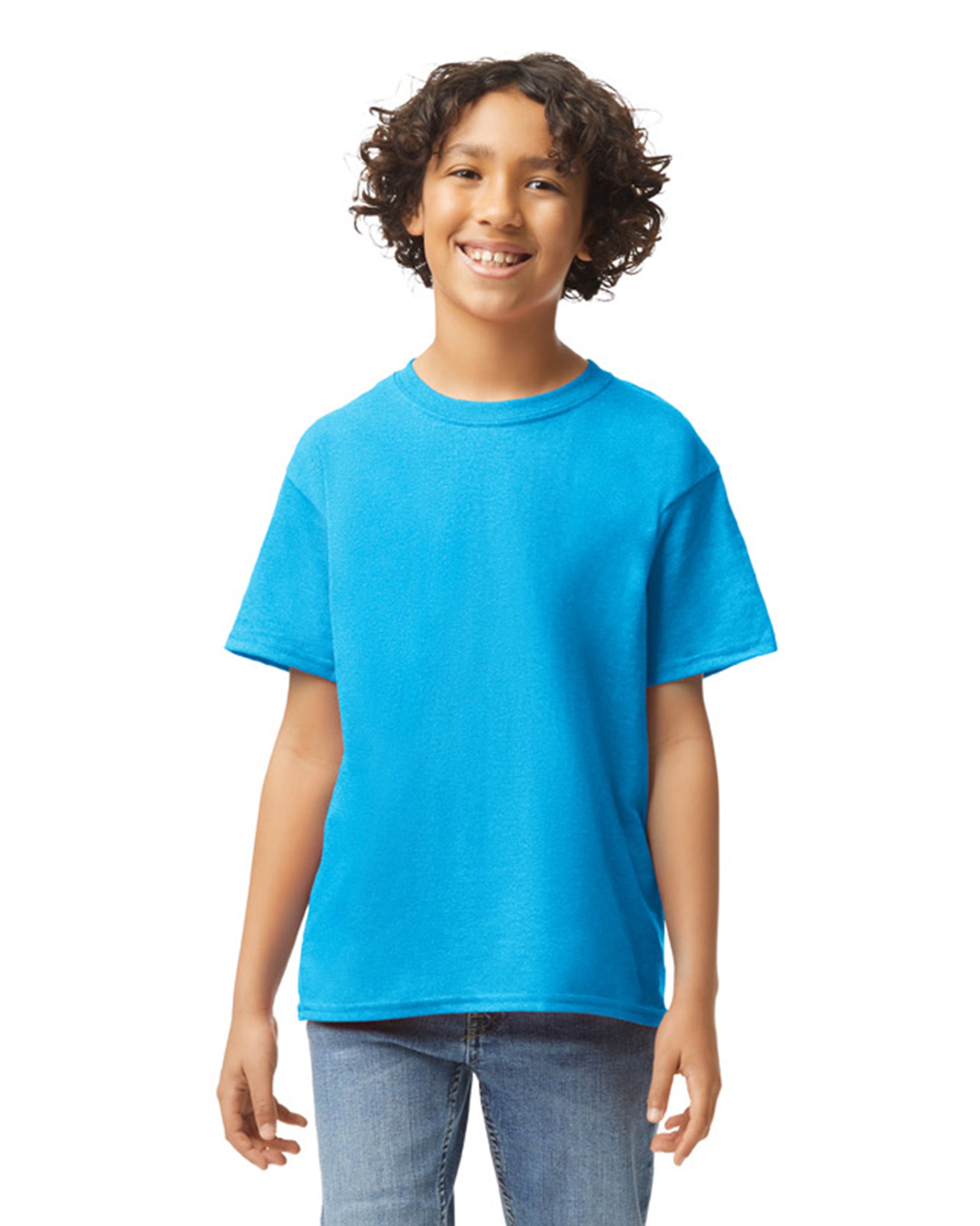 Youth Heavy Cotton��� T-Shirt - Heather Sapphire