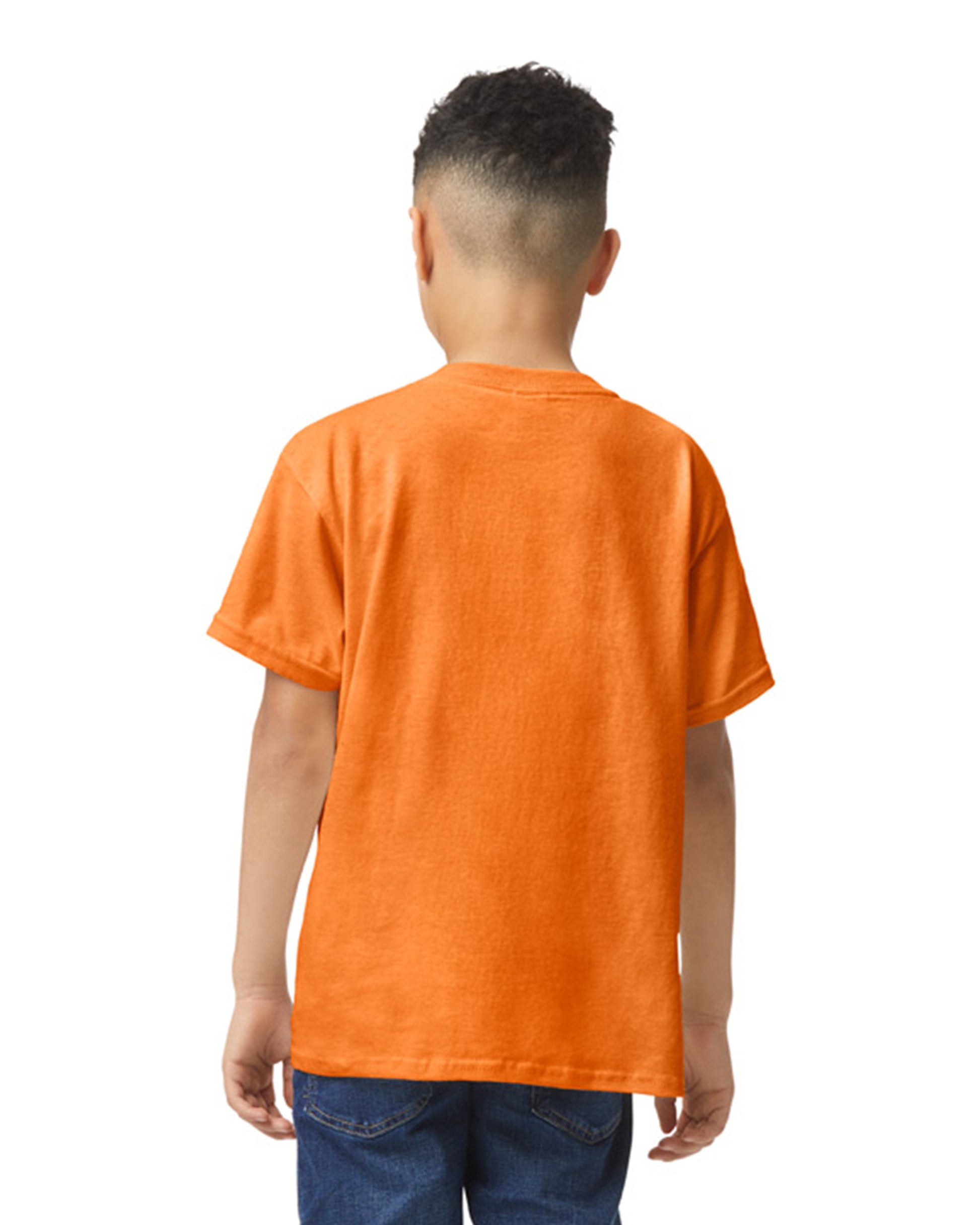 Youth Heavy Cotton��� T-Shirt - High Viz Safety Orange