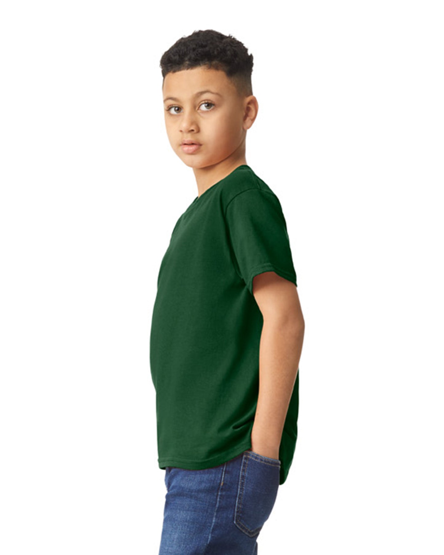 Youth Heavy Cotton��� T-Shirt - Forest Green
