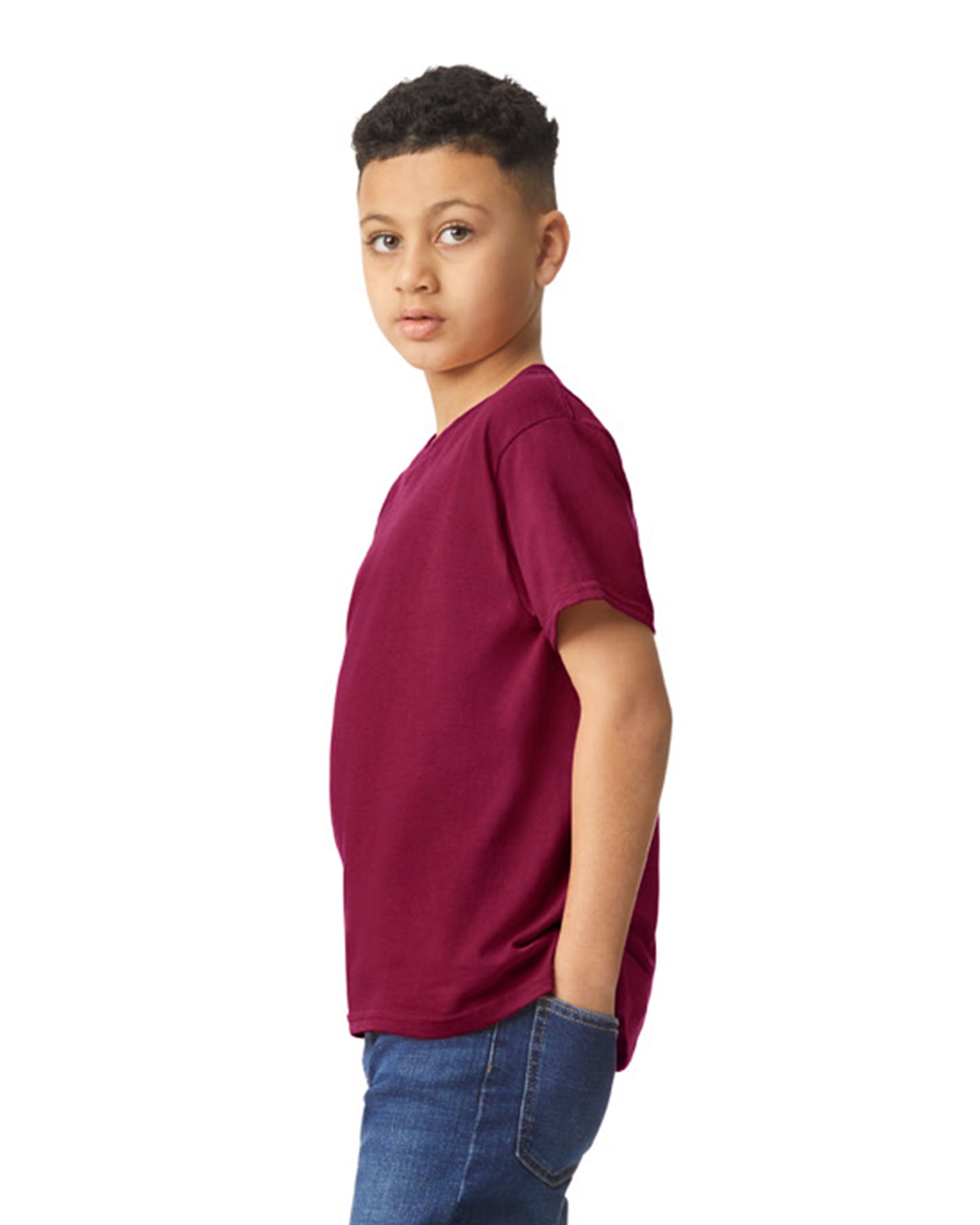 Youth Heavy Cotton��� T-Shirt - Garnet