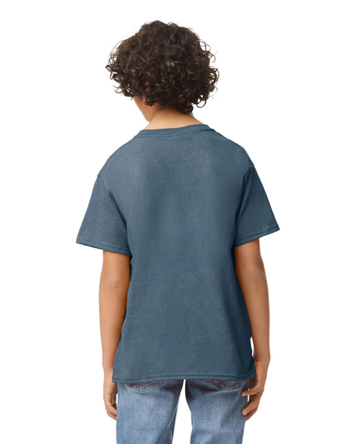 Youth Heavy Cotton��� T-Shirt - Heather Navy