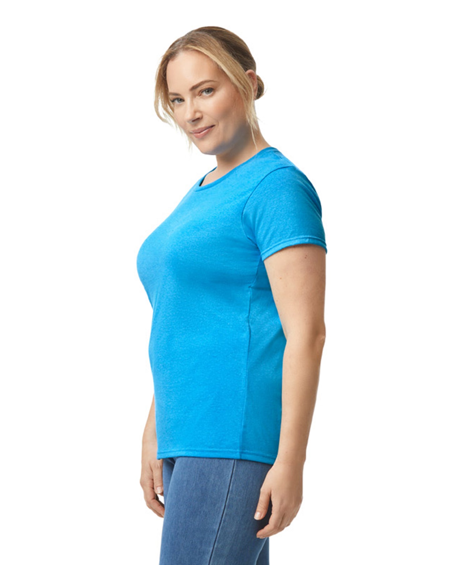 Women's Heavy Cotton™ T-Shirt - Heather Sapphire
