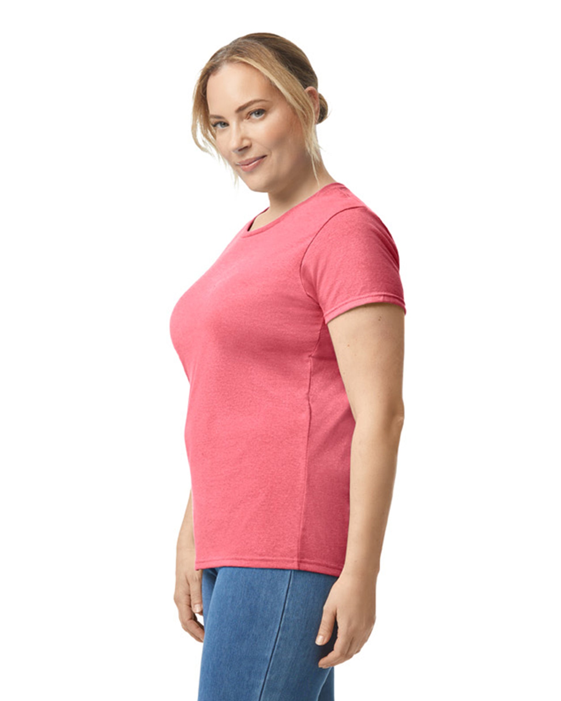 Women's Heavy Cotton™ T-Shirt - Coral Silk