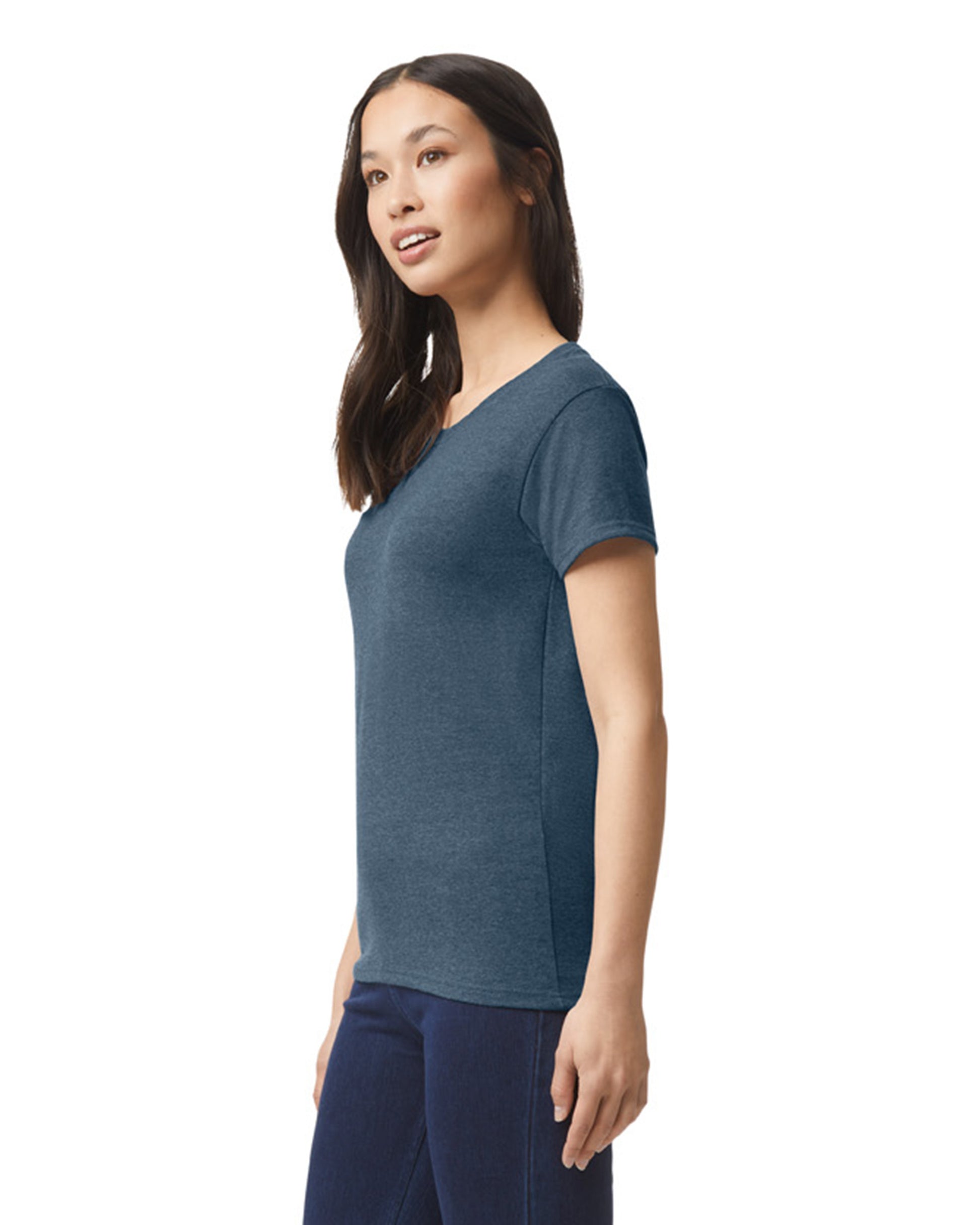 Women's Heavy Cotton™ T-Shirt - Heather Navy