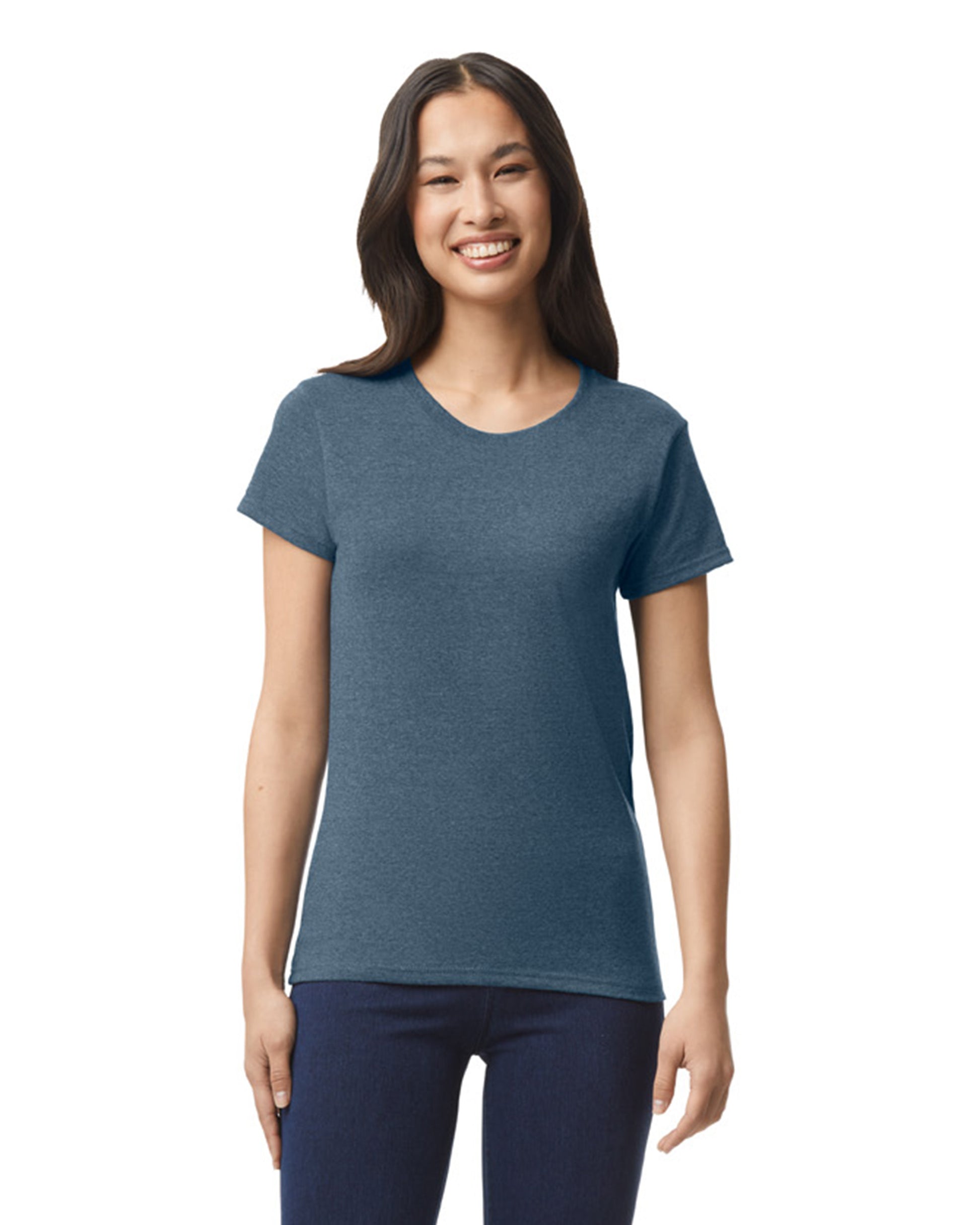 Women's Heavy Cotton™ T-Shirt - Heather Navy