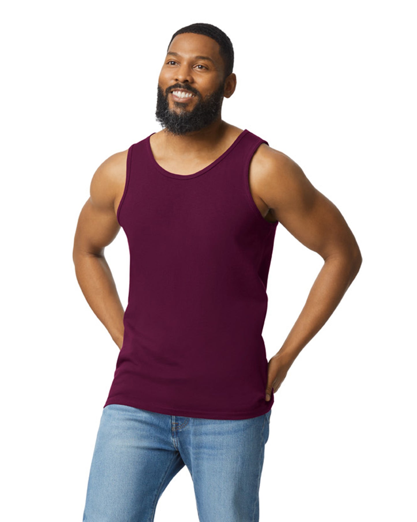 Unisex Heavy Cotton™ Tank - Maroon