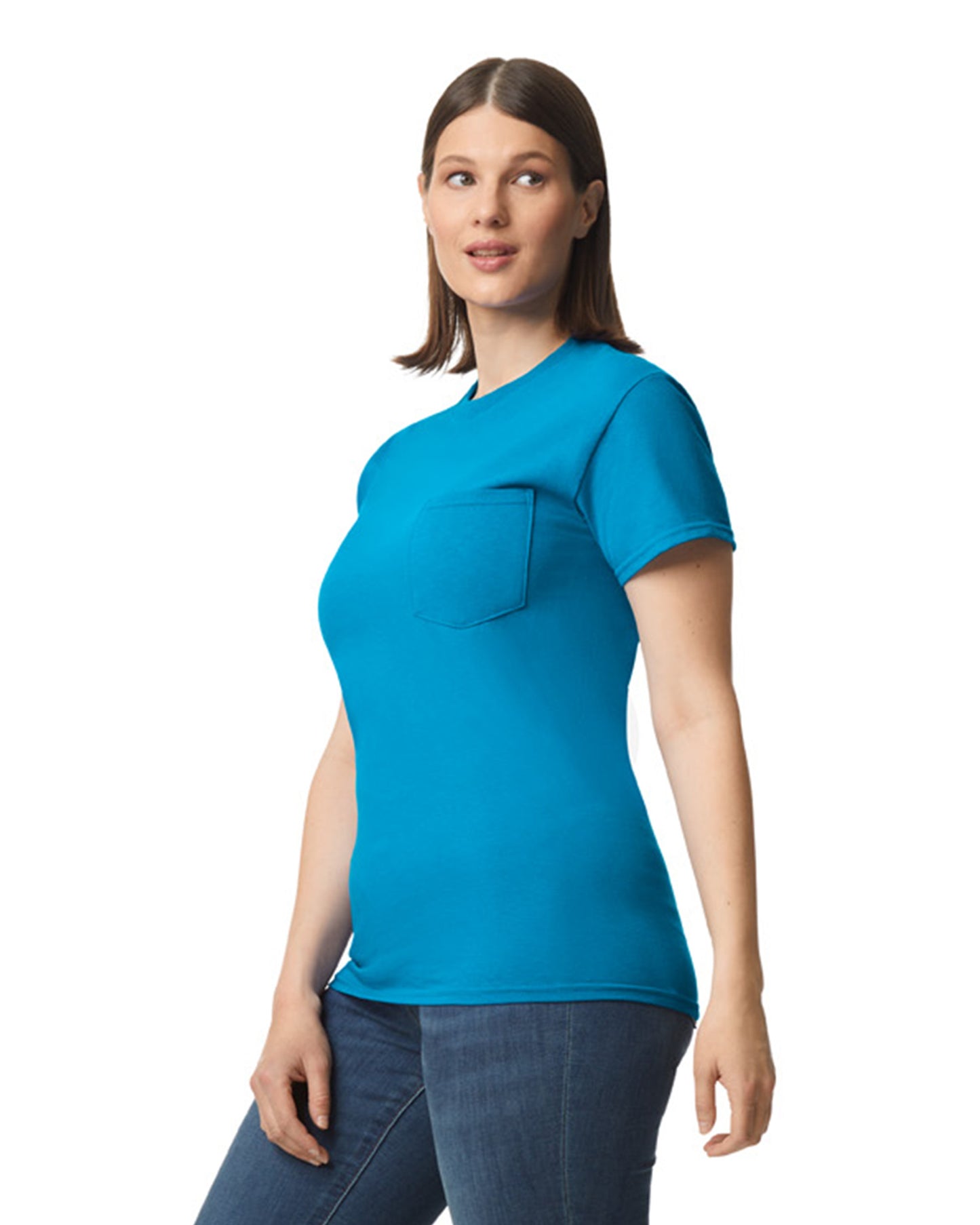 Unisex Heavy Cotton™ Pocket T-Shirt - Sapphire