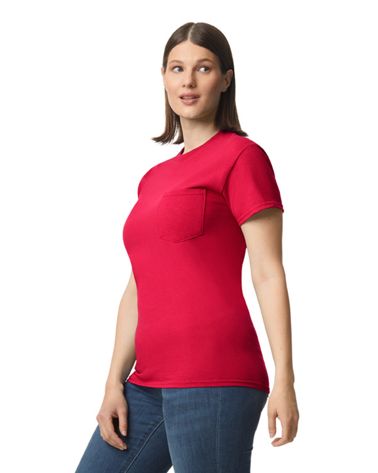 Unisex Heavy Cotton™ Pocket T-Shirt - Red