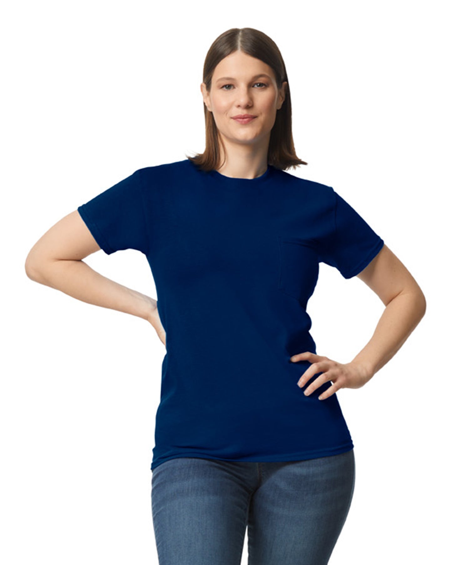 Unisex Heavy Cotton™ Pocket T-Shirt - Navy