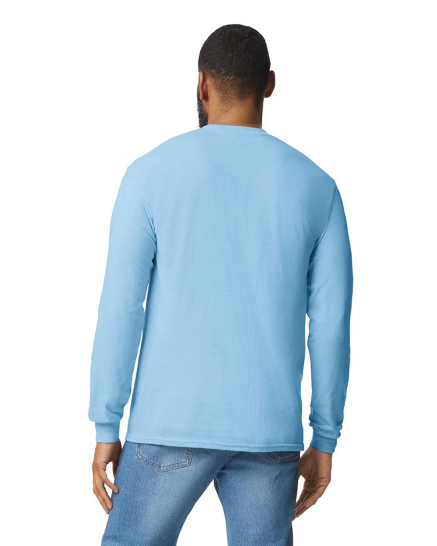 Unisex Heavy Cotton™ Long-Sleeve T-Shirt - Light Blue