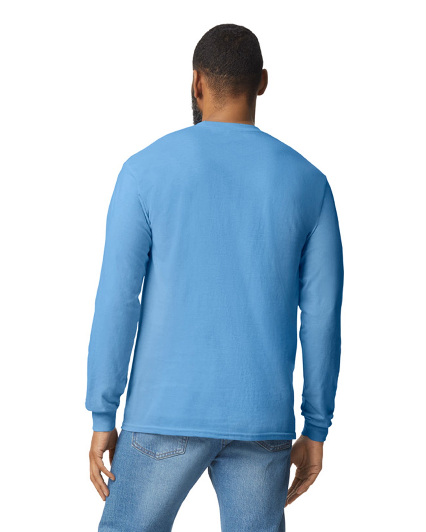 Unisex Heavy Cotton™ Long-Sleeve T-Shirt - Carolina Blue