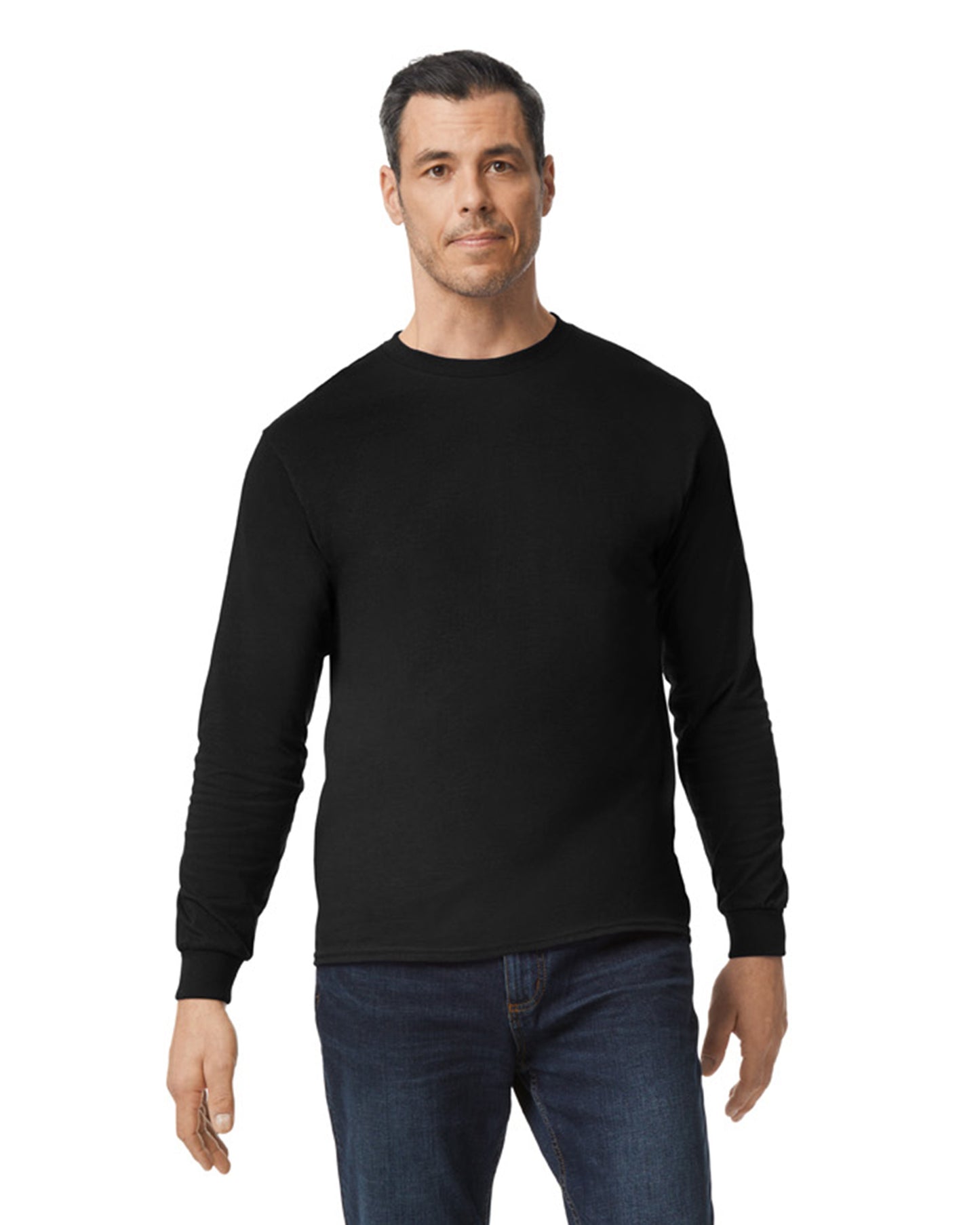 Unisex Heavy Cotton™ Long-Sleeve T-Shirt - Black