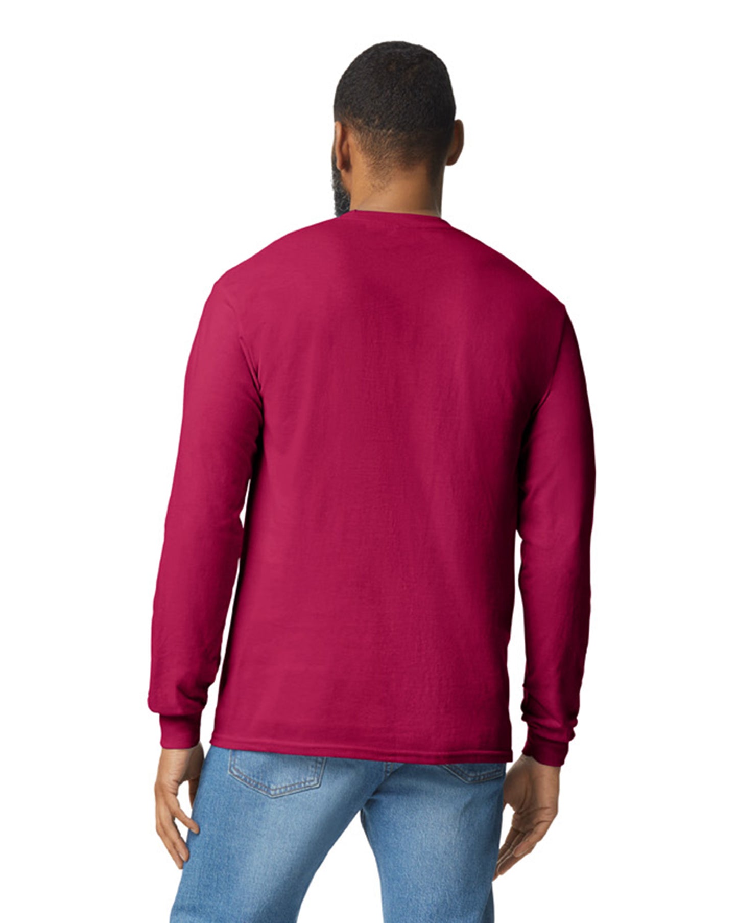 Unisex Heavy Cotton™ Long-Sleeve T-Shirt - Cardinal Red