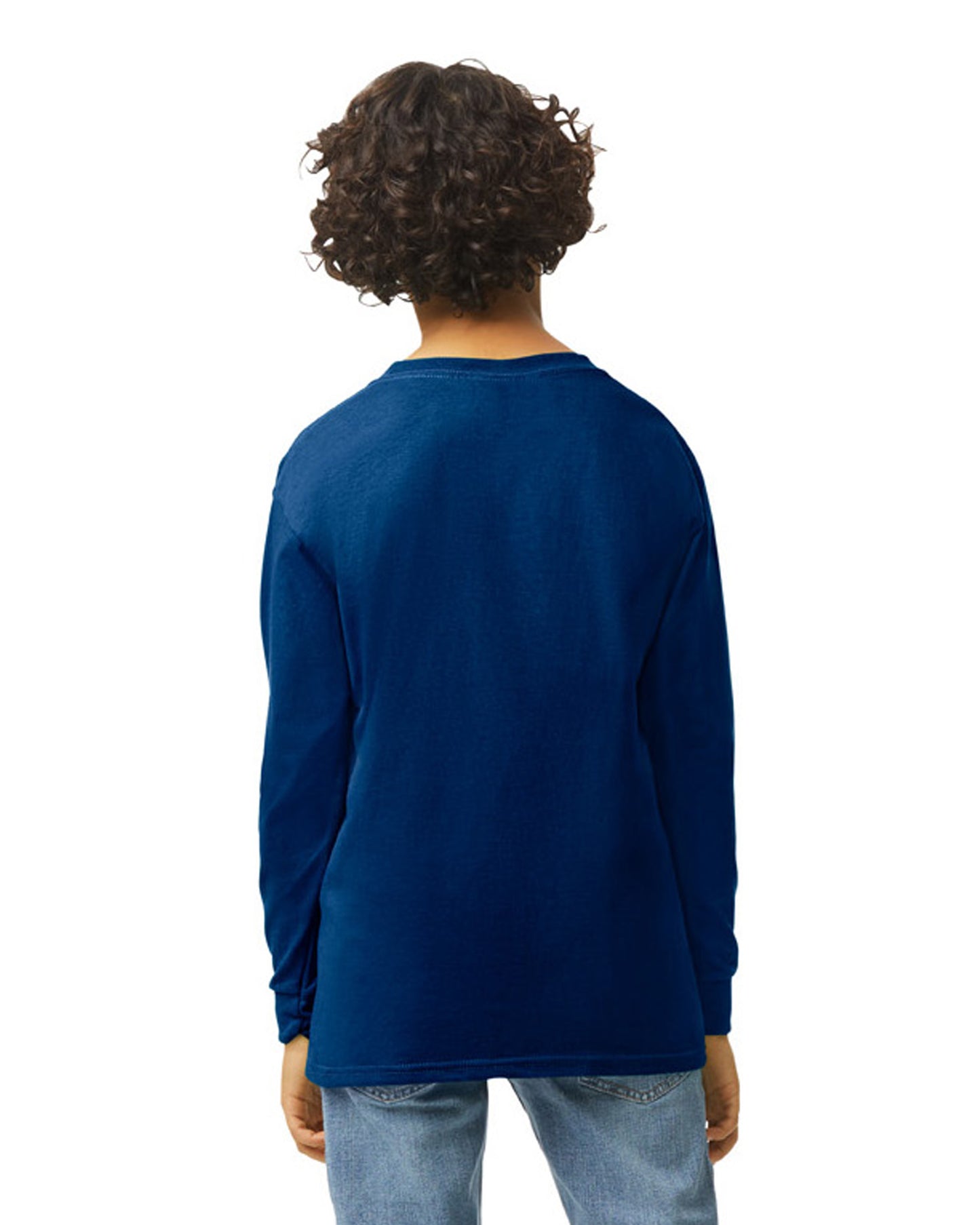 Youth Heavy Cotton™ Long-Sleeve T-Shirt - Navy