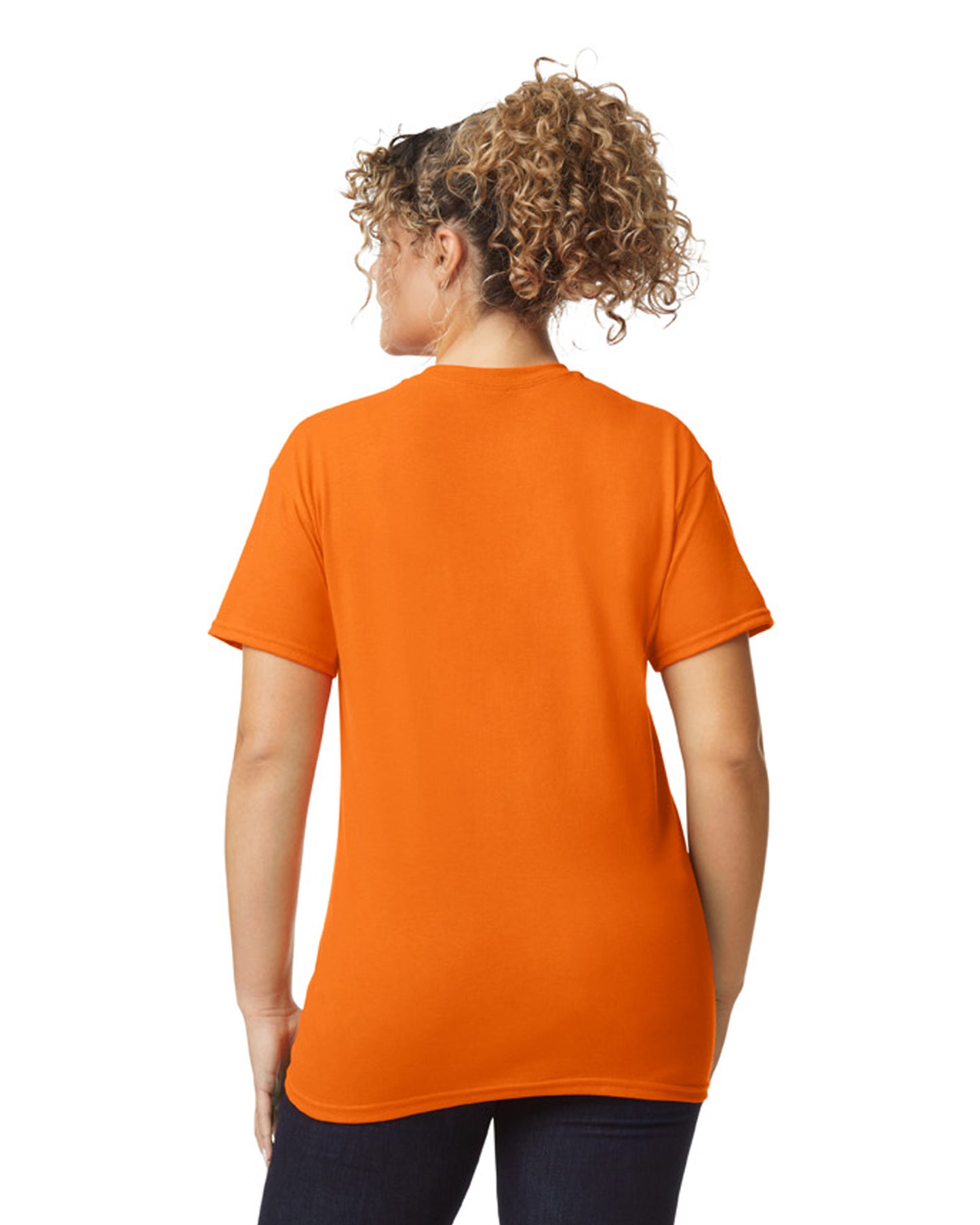 Unisex 50/50 T-Shirt - Safety Orange