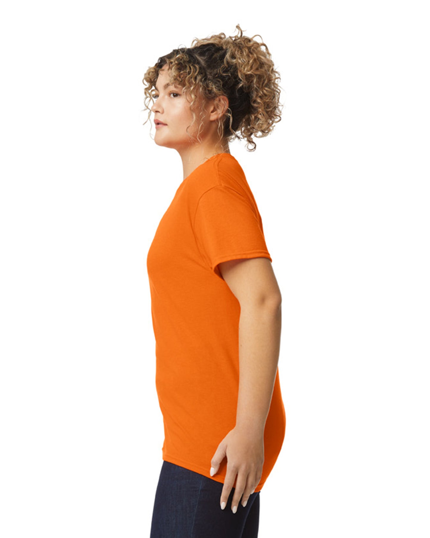 Unisex 50/50 T-Shirt - Safety Orange