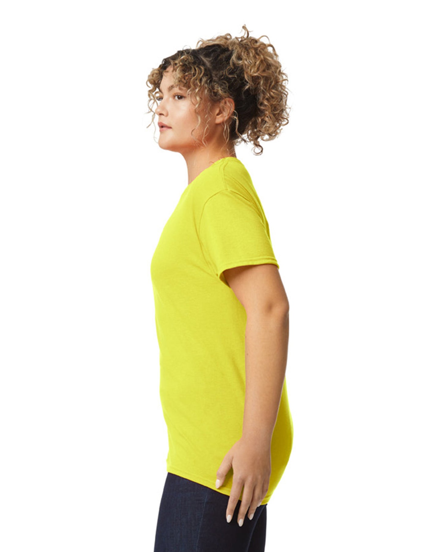 Unisex 50/50 T-Shirt - Safety Green