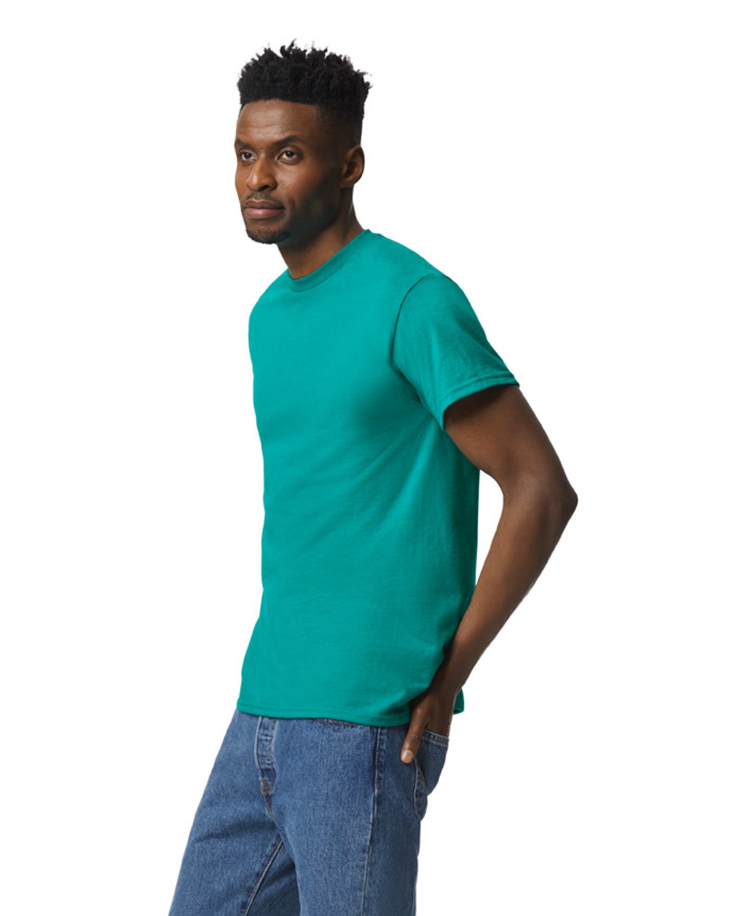 Unisex 50/50 T-Shirt - Jade Dome