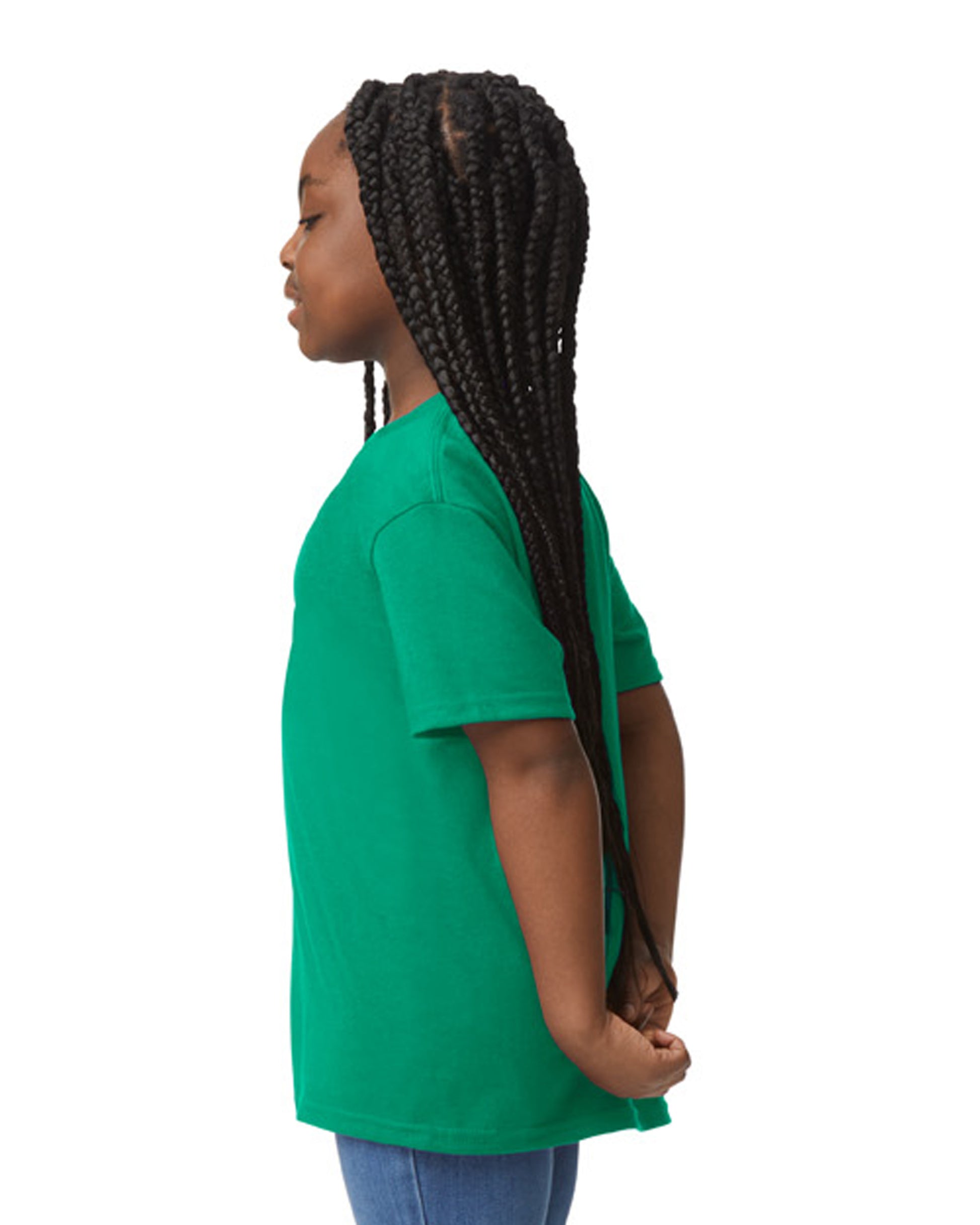 Youth 50/50 T-Shirt - Kelly Green