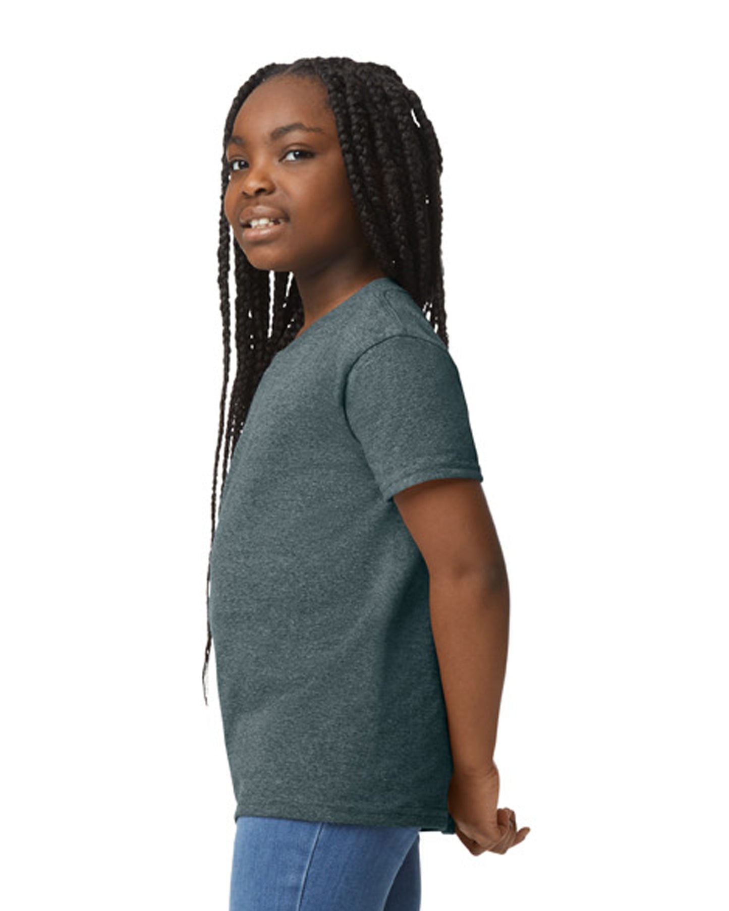 Youth 50/50 T-Shirt - Dark Heather