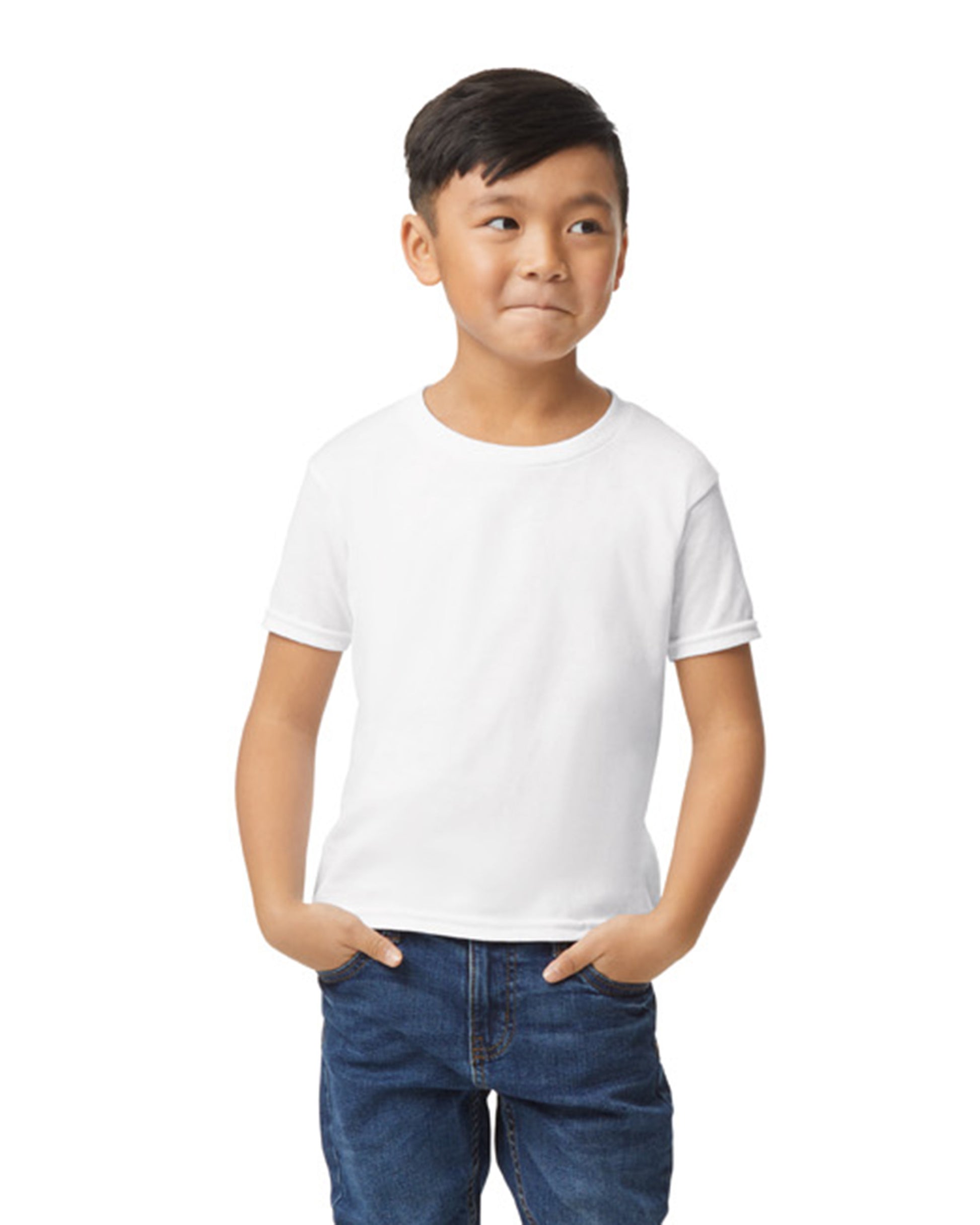Youth 50/50 T-Shirt - White