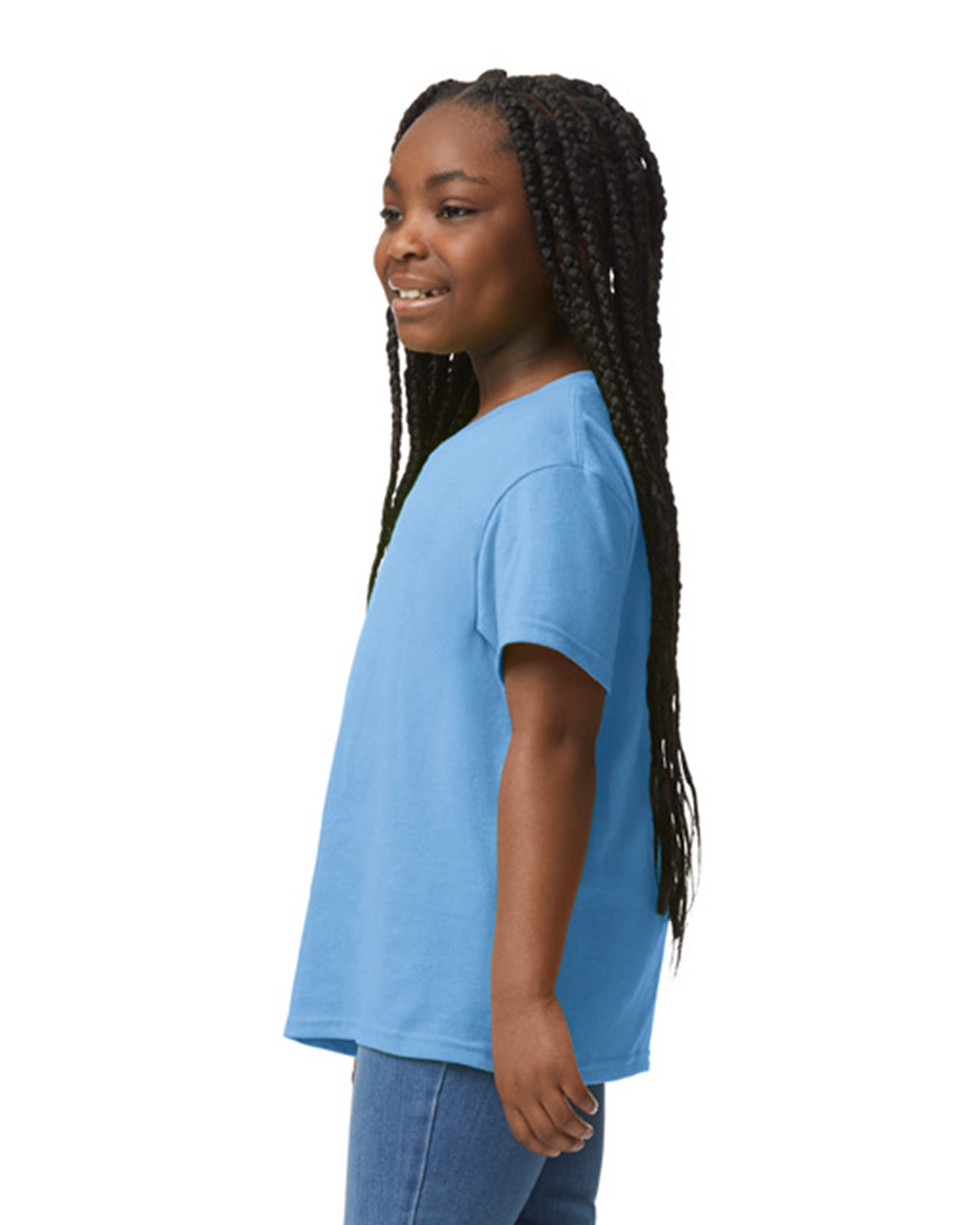 Youth 50/50 T-Shirt - Carolina Blue